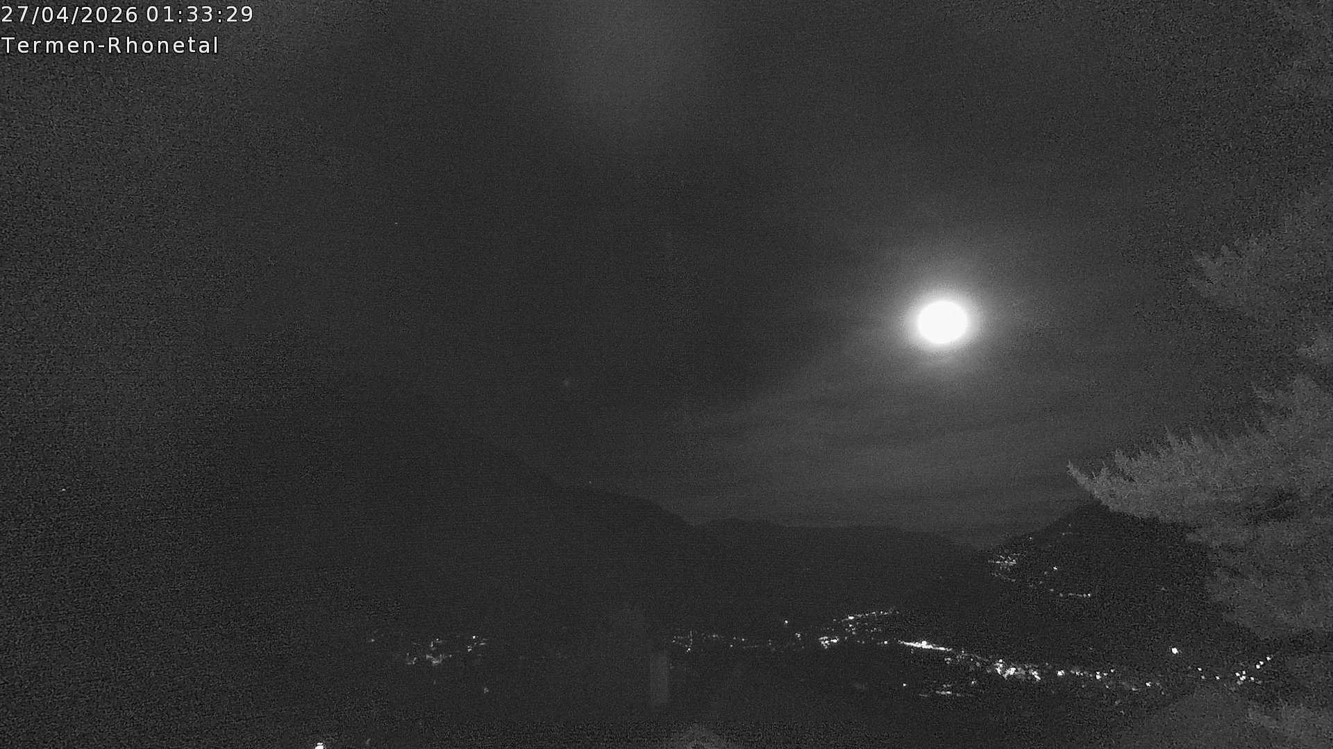 Archived image Webcam Termen: View to the south