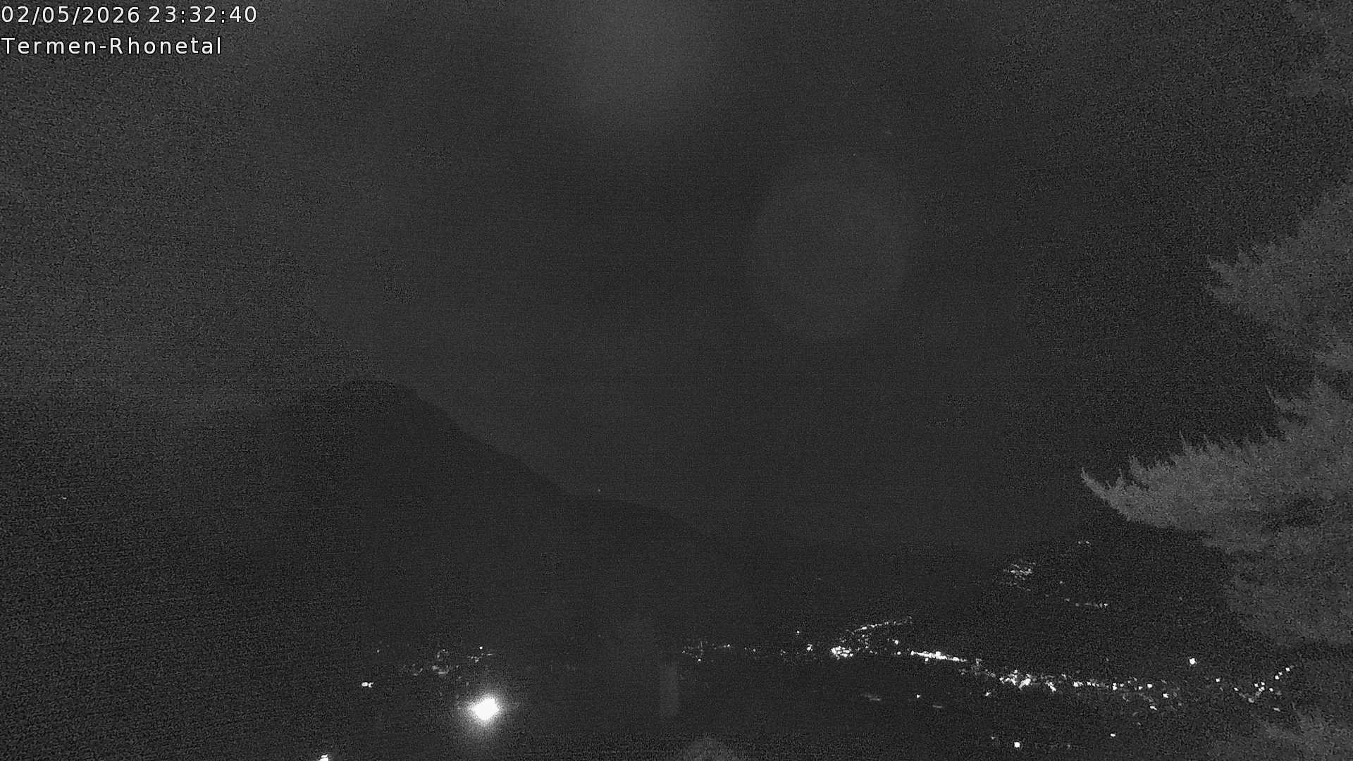 Archiv Foto Webcam Termen: Blick Richtung Süden ins Rhonetal
