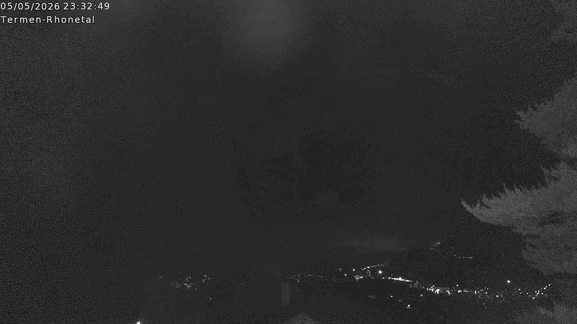 Archiv Foto Webcam Termen: Blick Richtung Süden ins Rhonetal