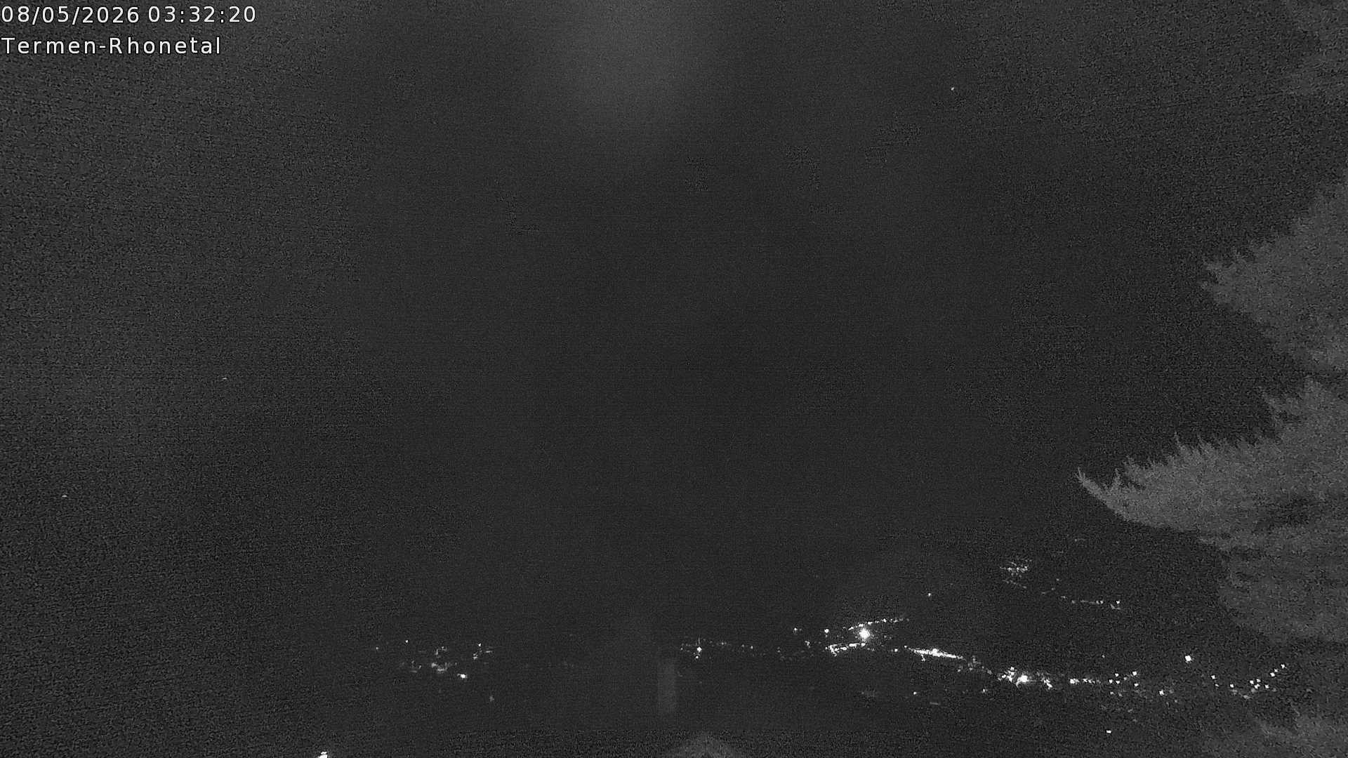 Archiv Foto Webcam Termen: Blick Richtung Süden ins Rhonetal
