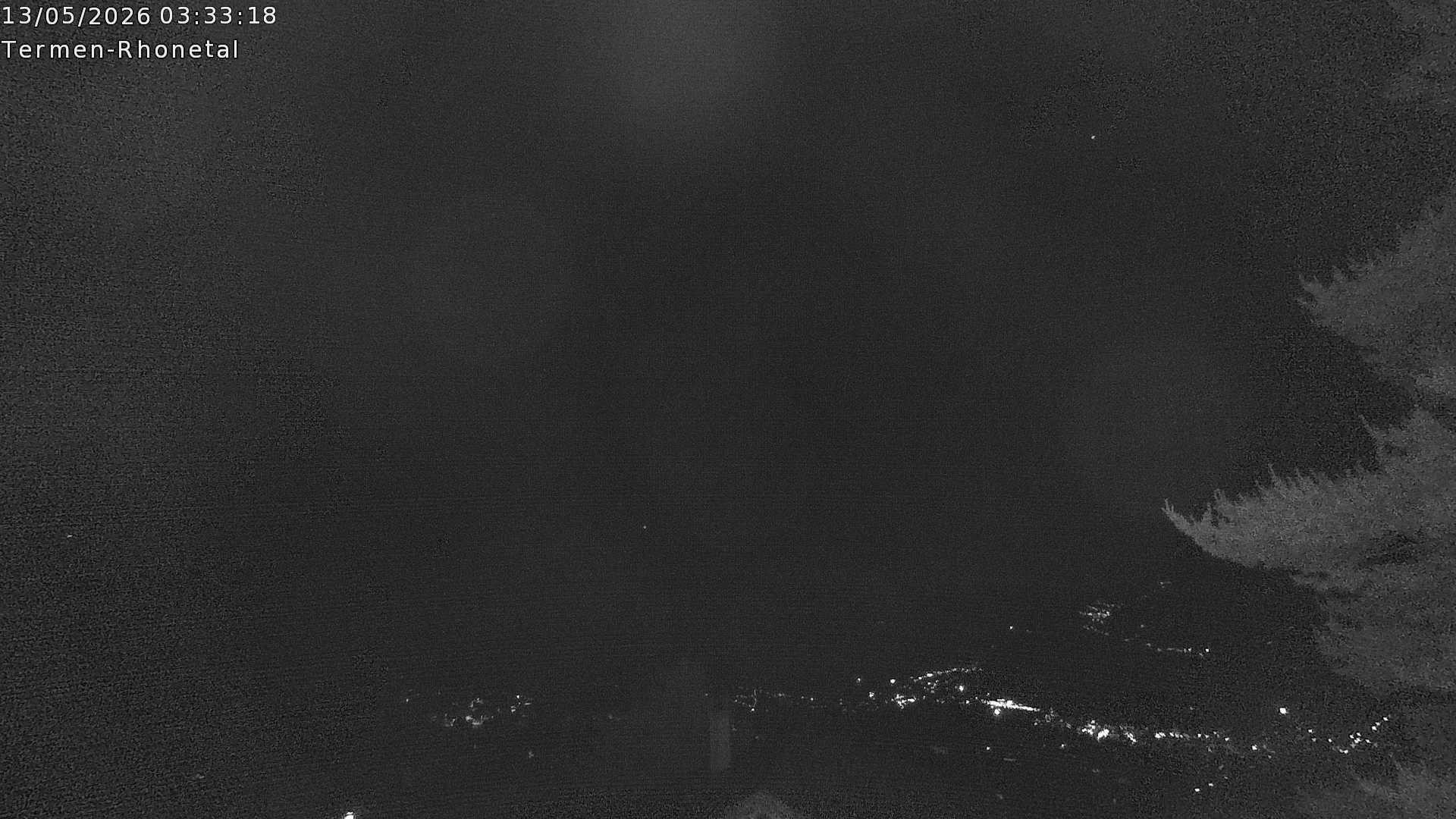 Archiv Foto Webcam Termen: Blick Richtung Süden ins Rhonetal