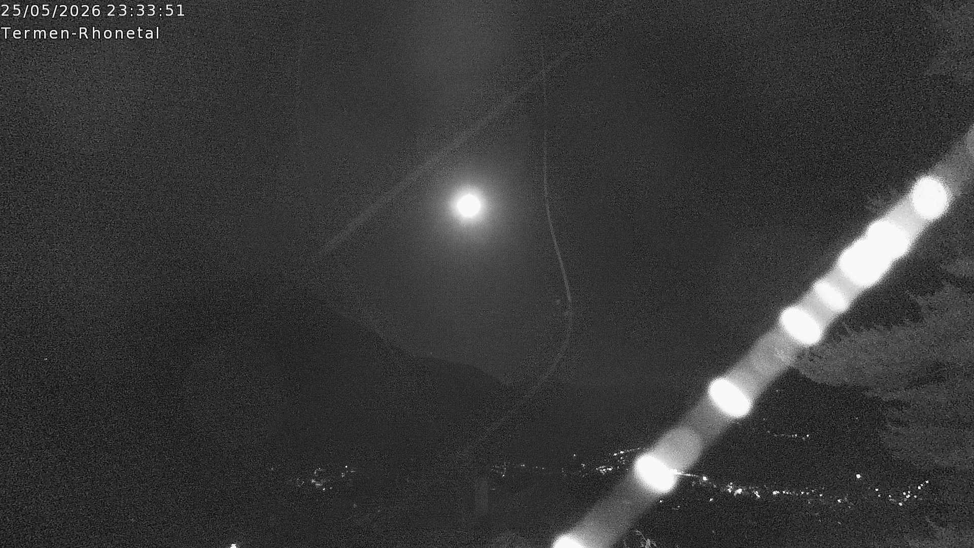 Archiv Foto Webcam Termen: Blick Richtung Süden ins Rhonetal