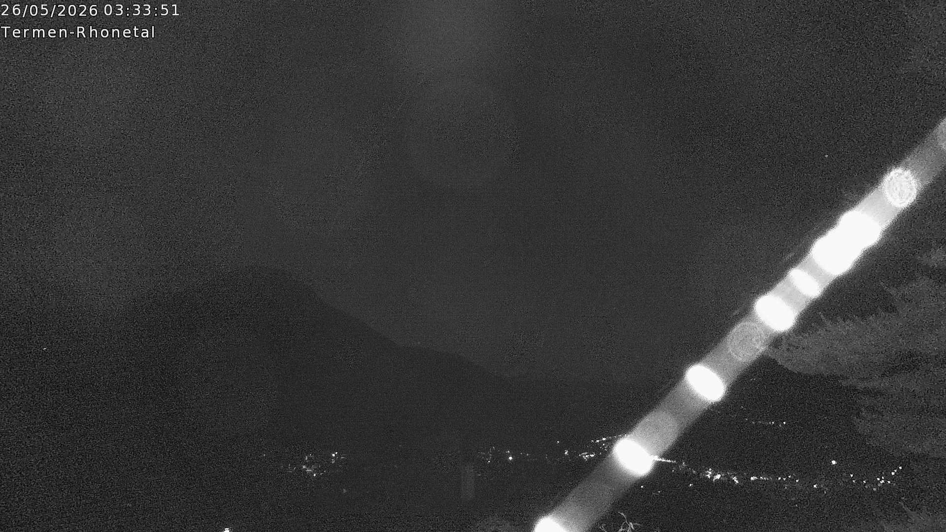 Archiv Foto Webcam Termen: Blick Richtung Süden ins Rhonetal