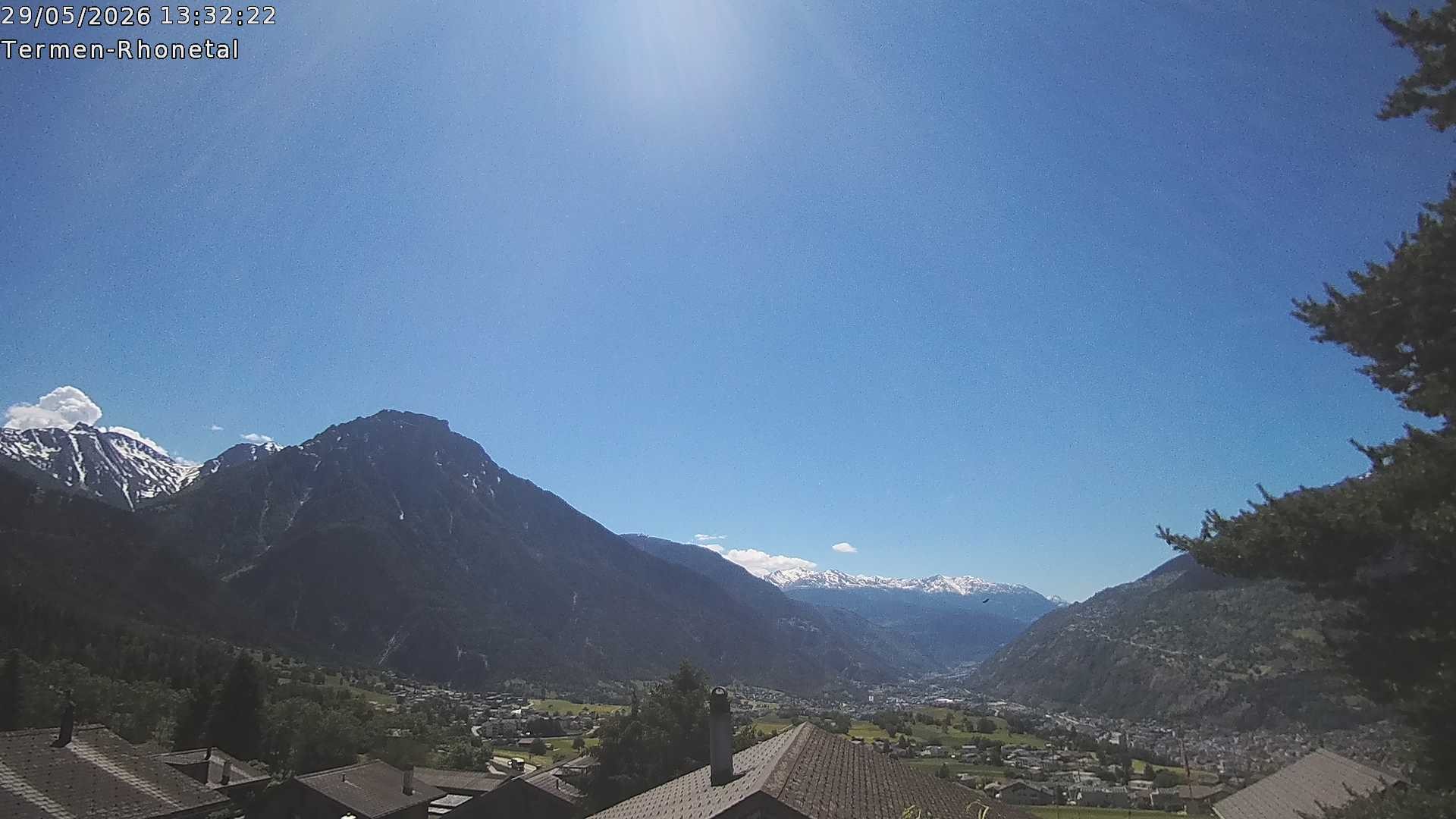 Archived image Webcam Termen: View to the south