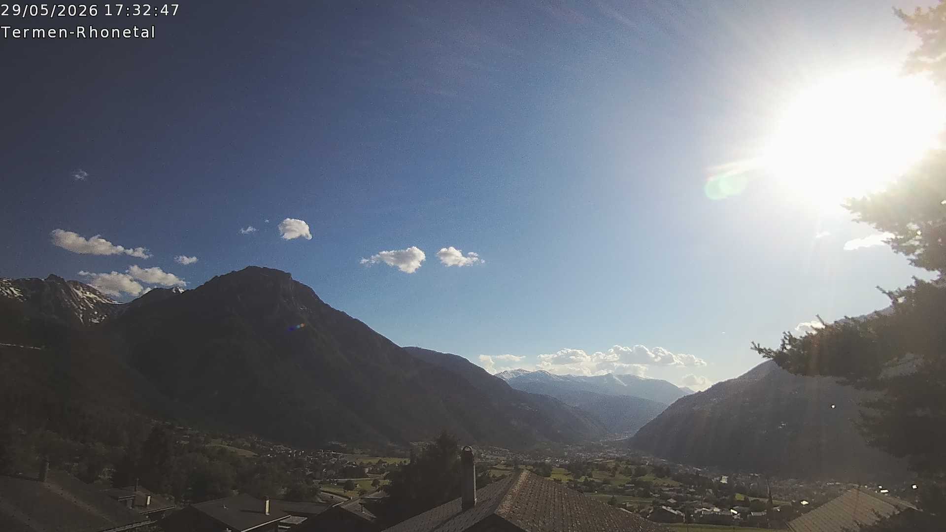 Archived image Webcam Termen: View to the south