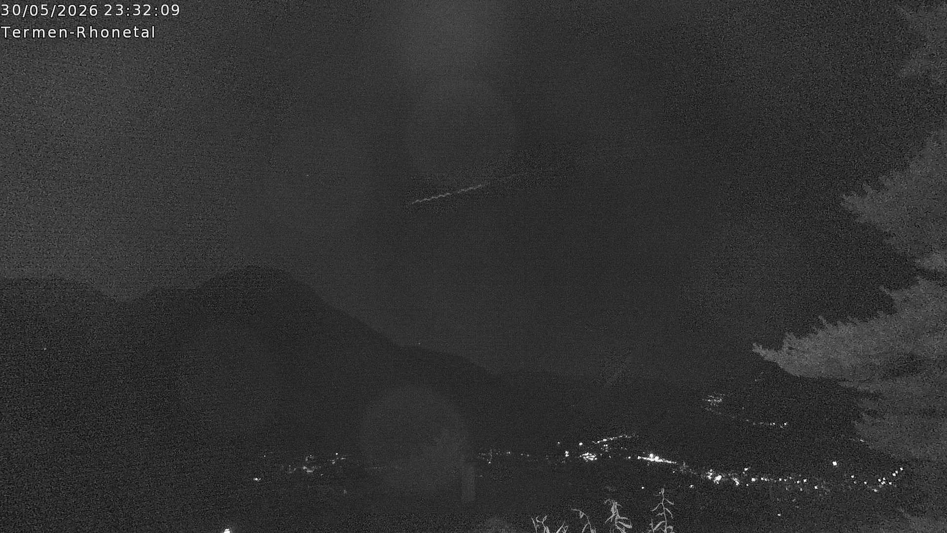Archiv Foto Webcam Termen: Blick Richtung Süden ins Rhonetal