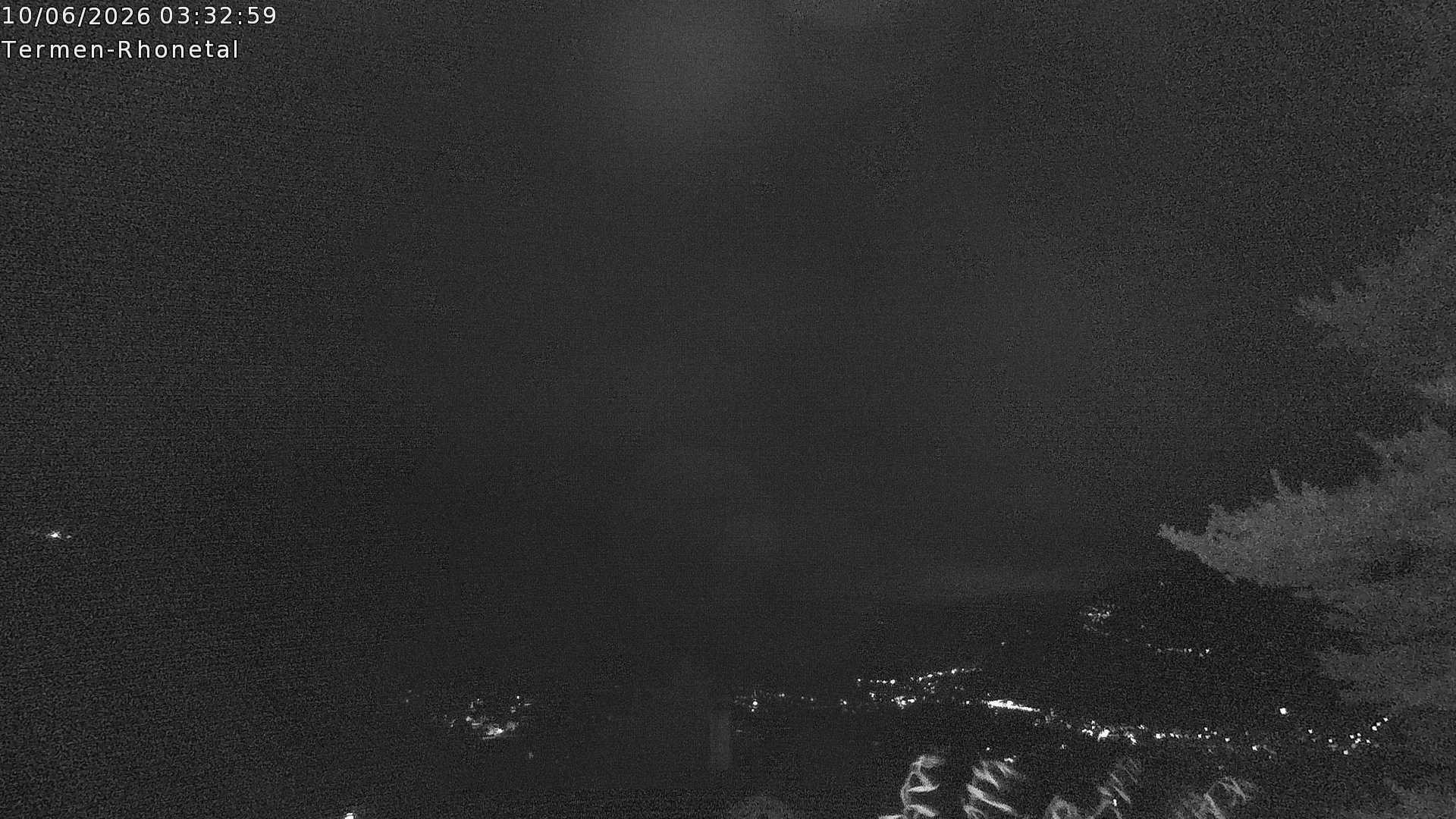Archived image Webcam Termen: View to the south