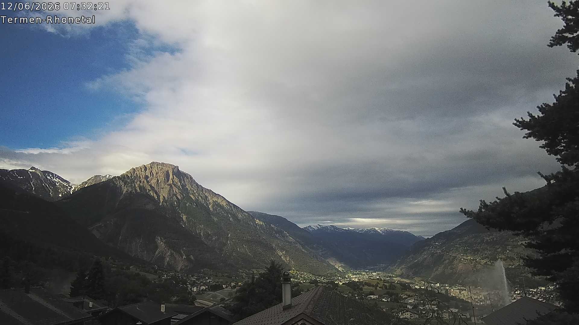 Archived image Webcam Termen: View to the south