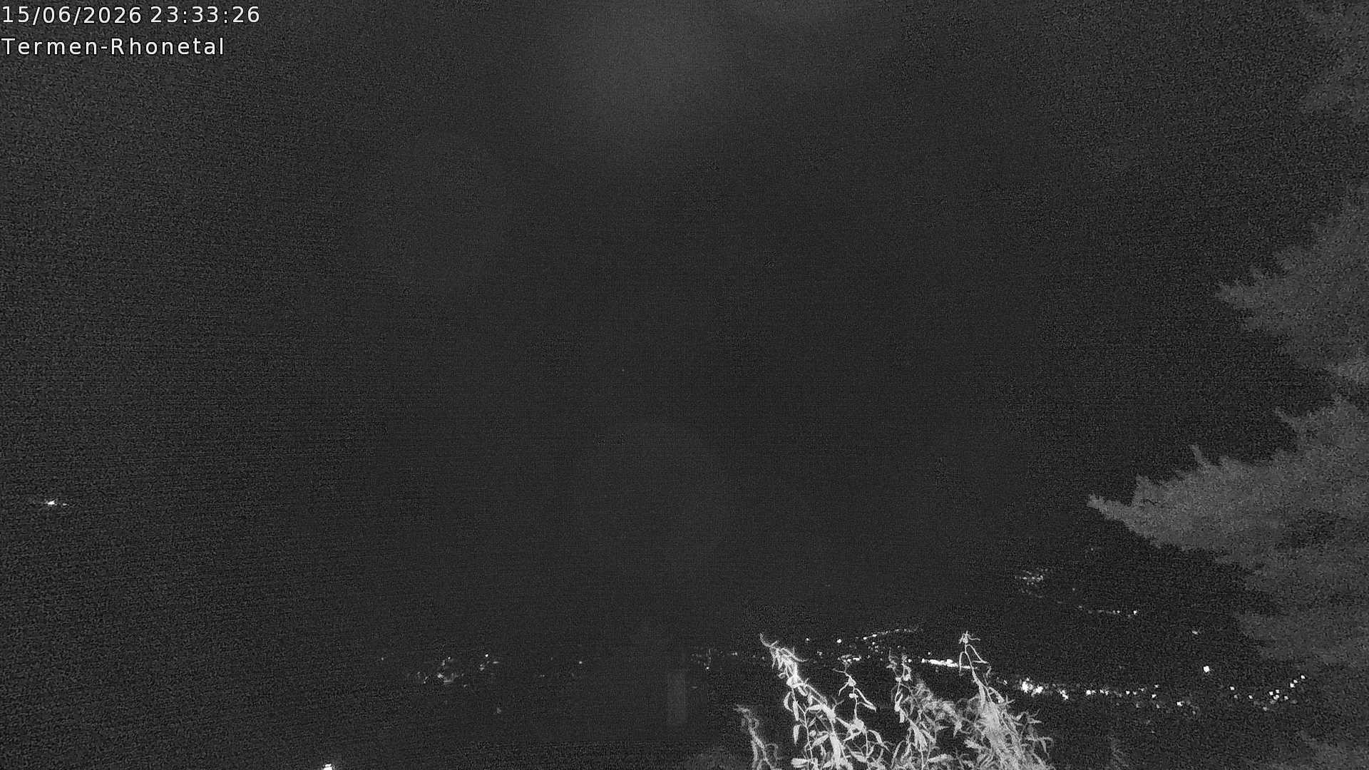 Archiv Foto Webcam Termen: Blick Richtung Süden ins Rhonetal