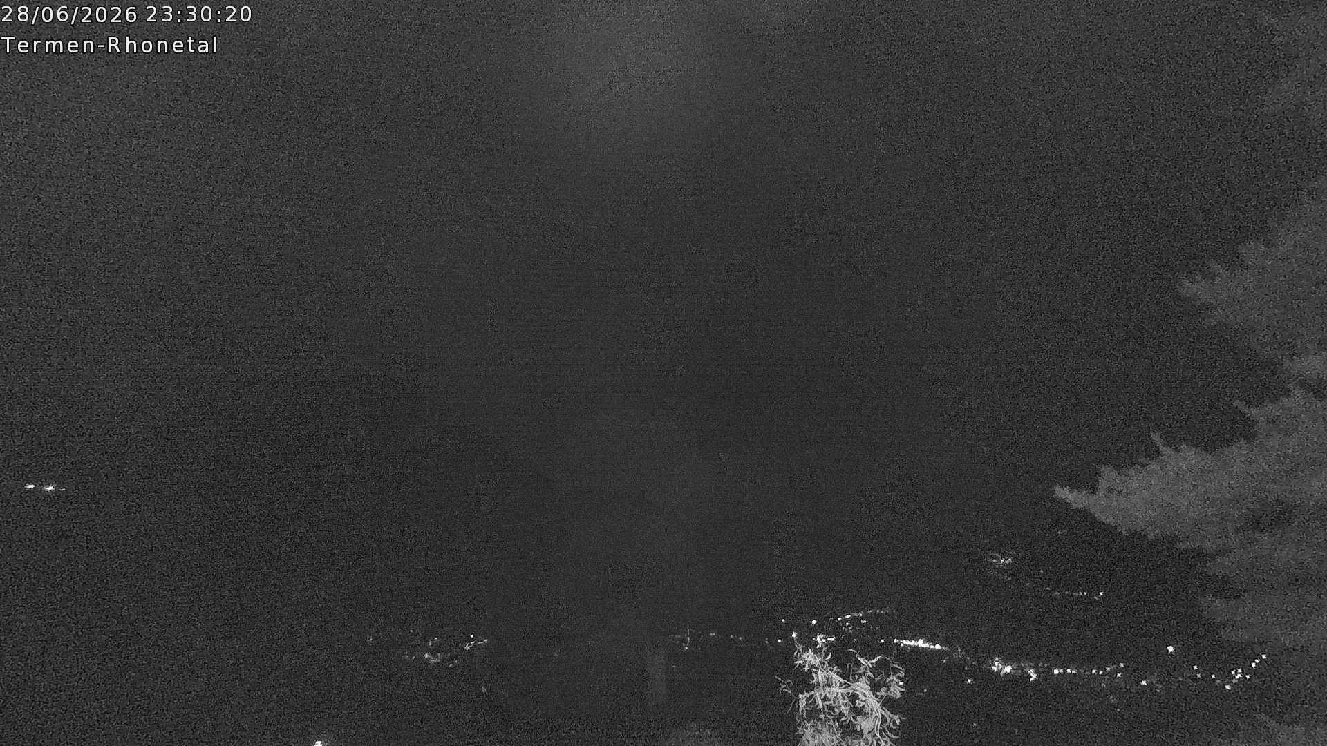 Archiv Foto Webcam Termen: Blick Richtung Süden ins Rhonetal