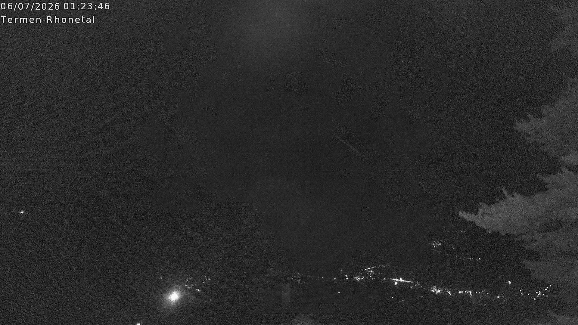 Archived image Webcam Termen: View to the south