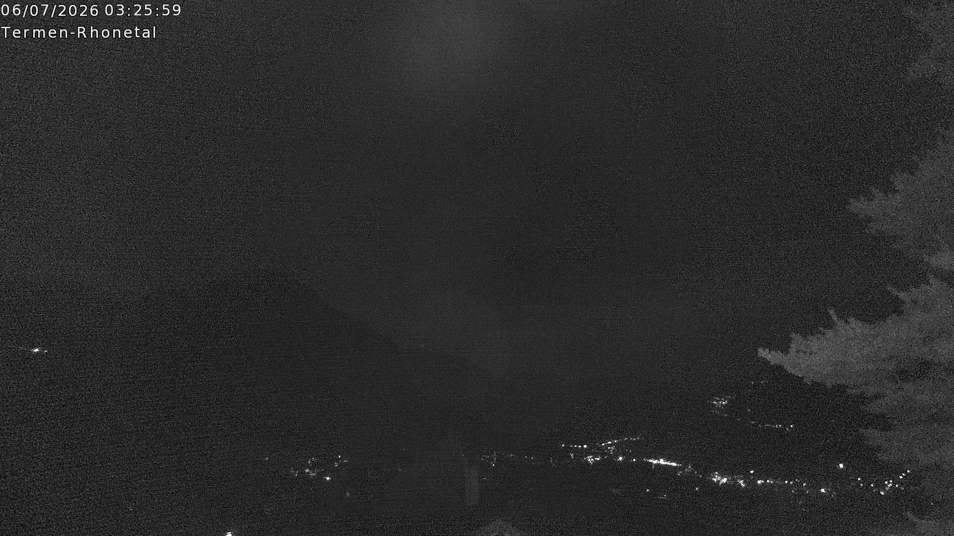 Archived image Webcam Termen: View to the south