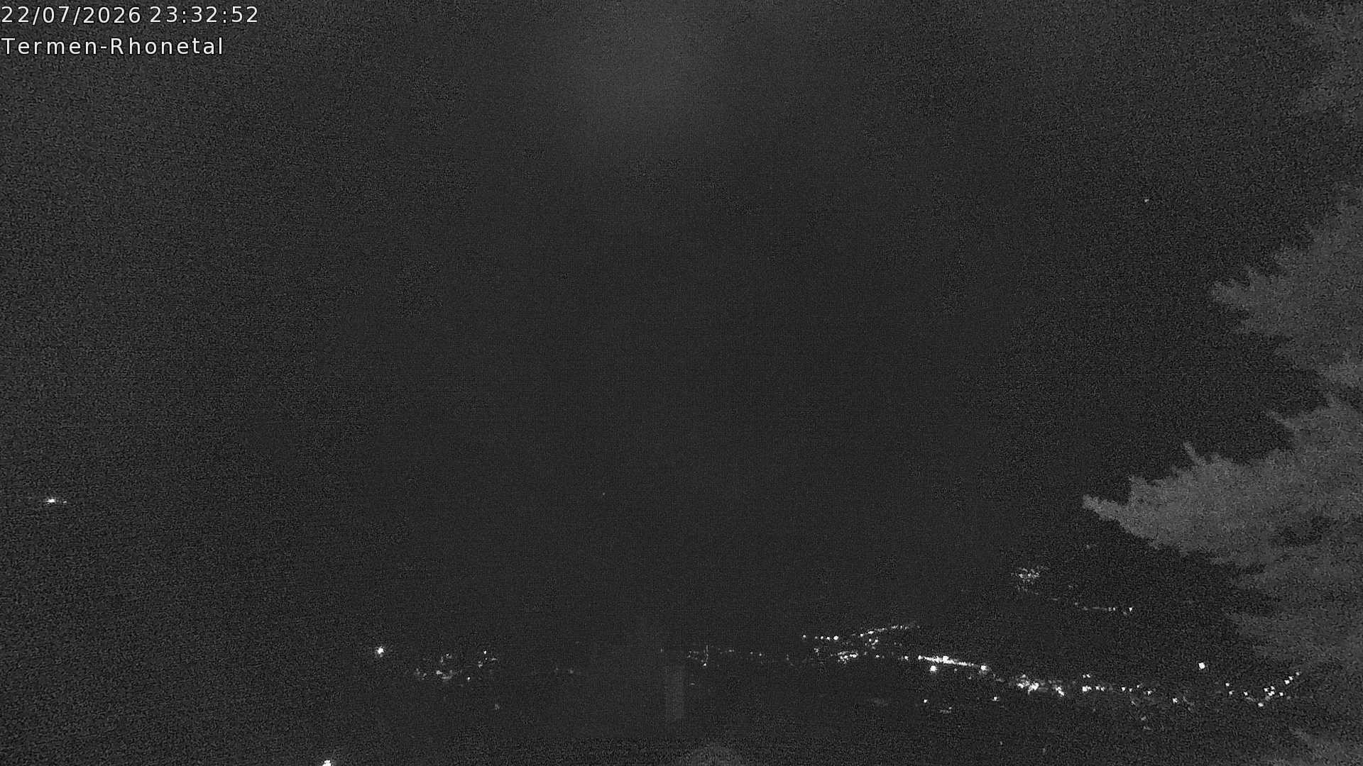 Archived image Webcam Termen: View to the south