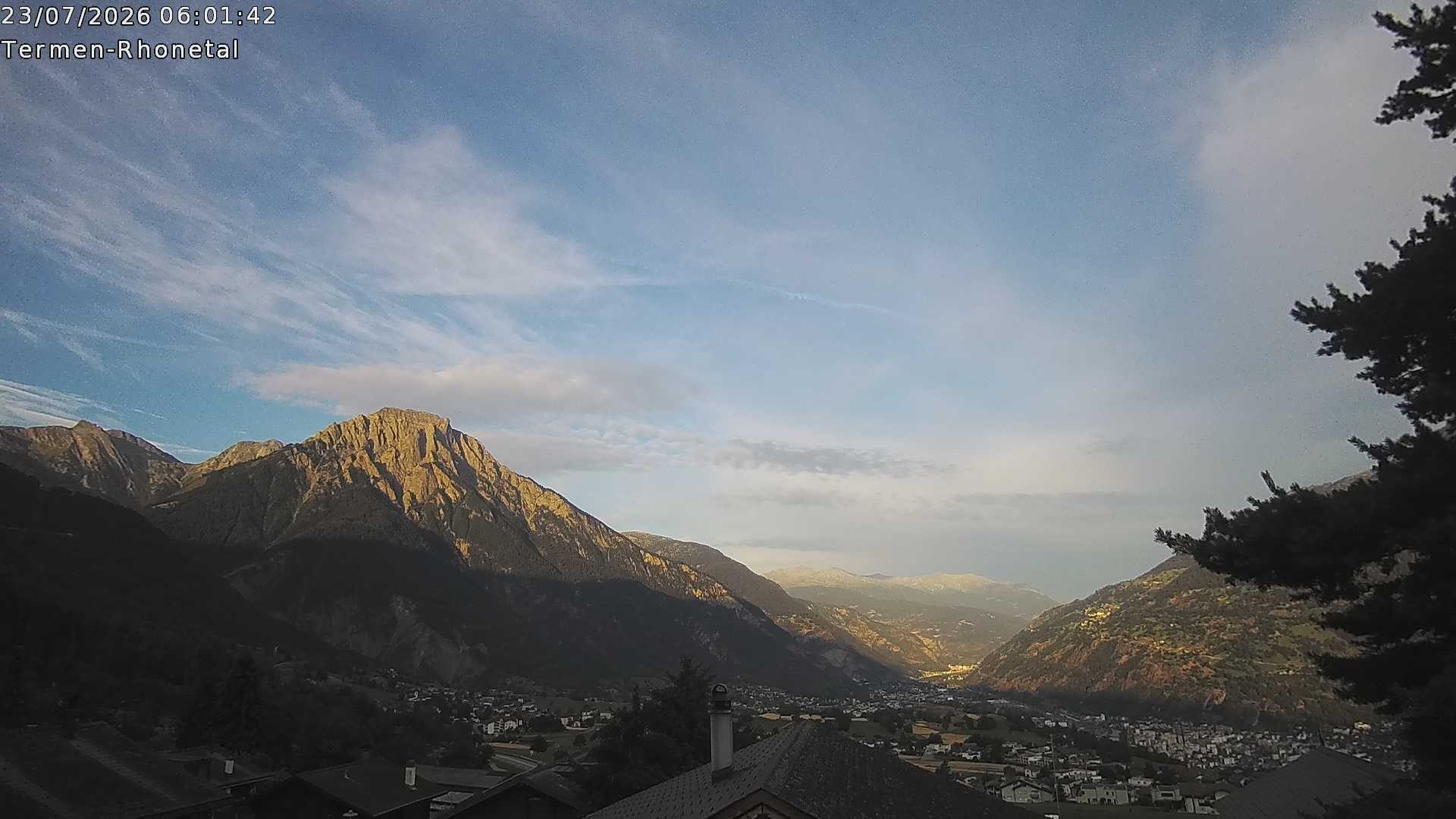 Archived image Webcam Termen: View to the south