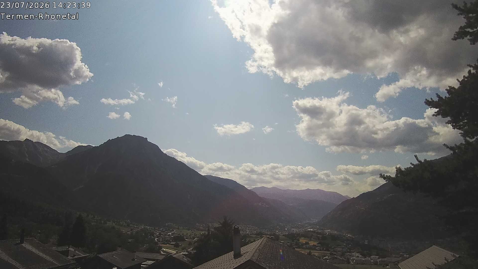 Archived image Webcam Termen: View to the south