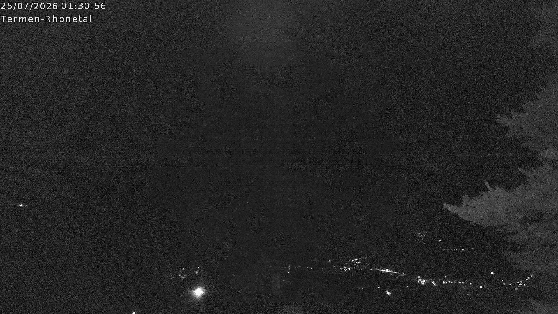 Archived image Webcam Termen: View to the south