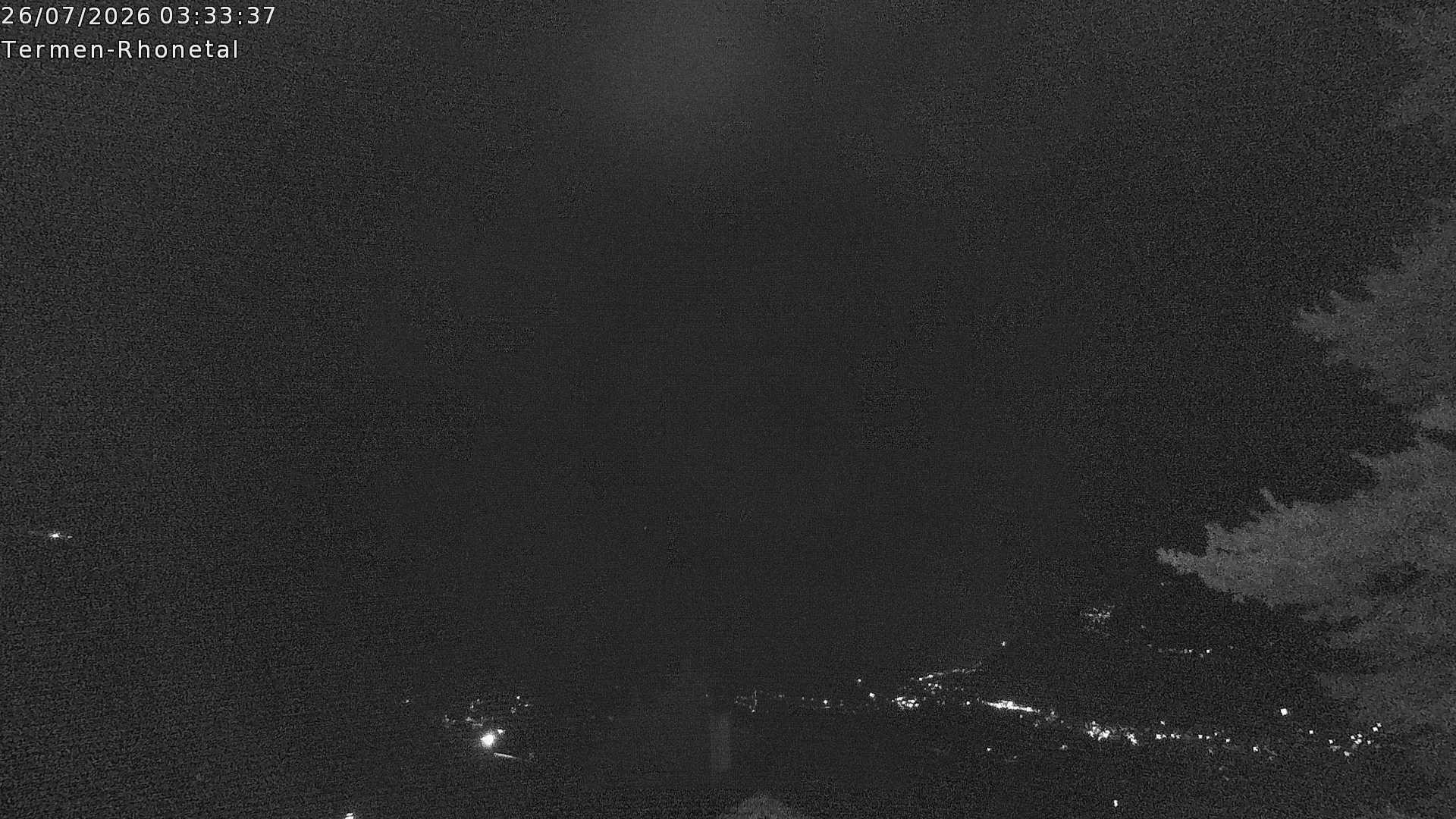 Archived image Webcam Termen: View to the south