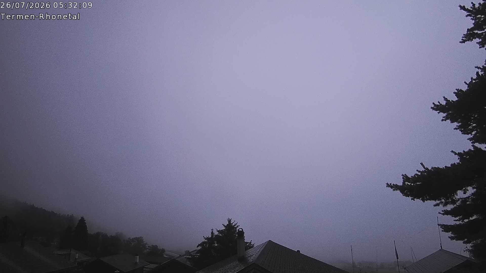 Archived image Webcam Termen: View to the south