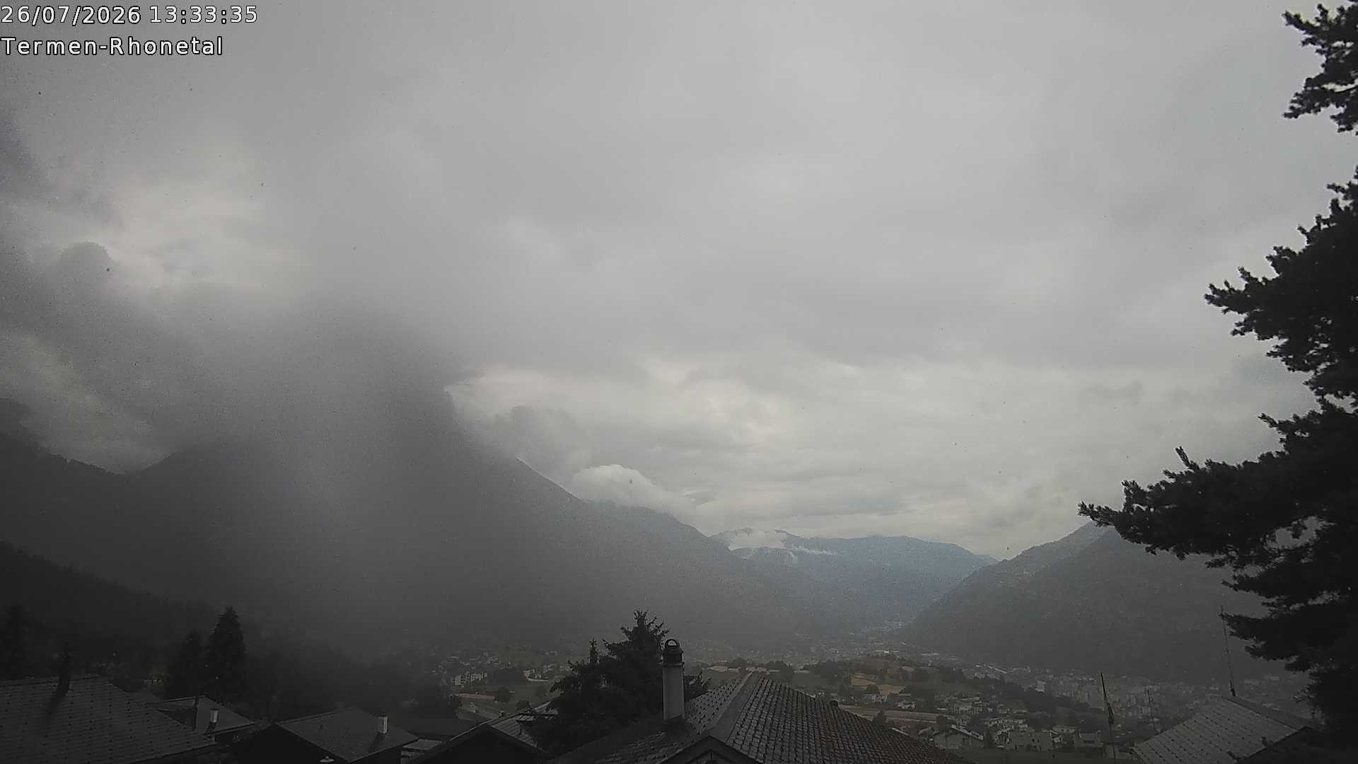 Archived image Webcam Termen: View to the south