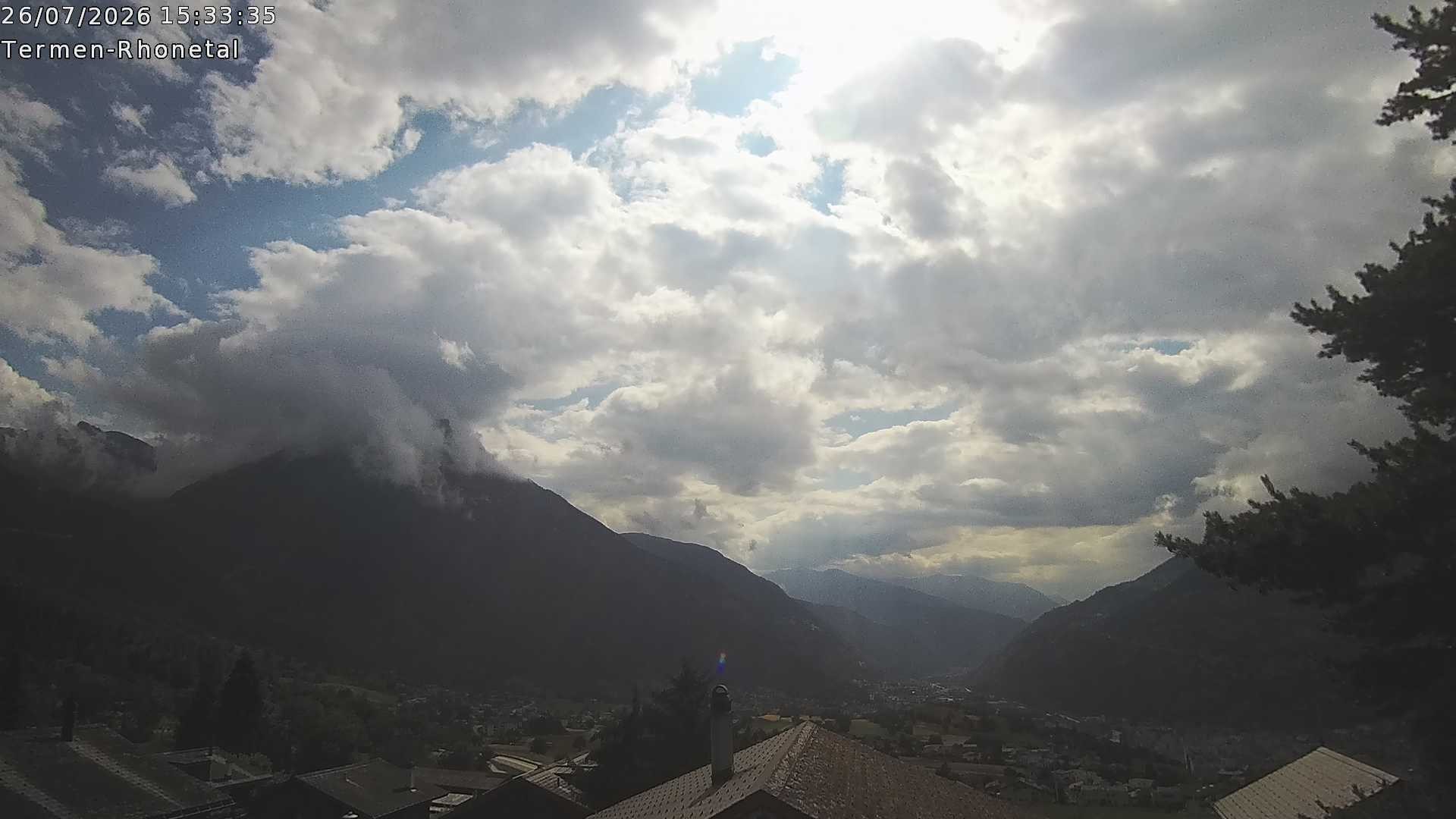 Archived image Webcam Termen: View to the south