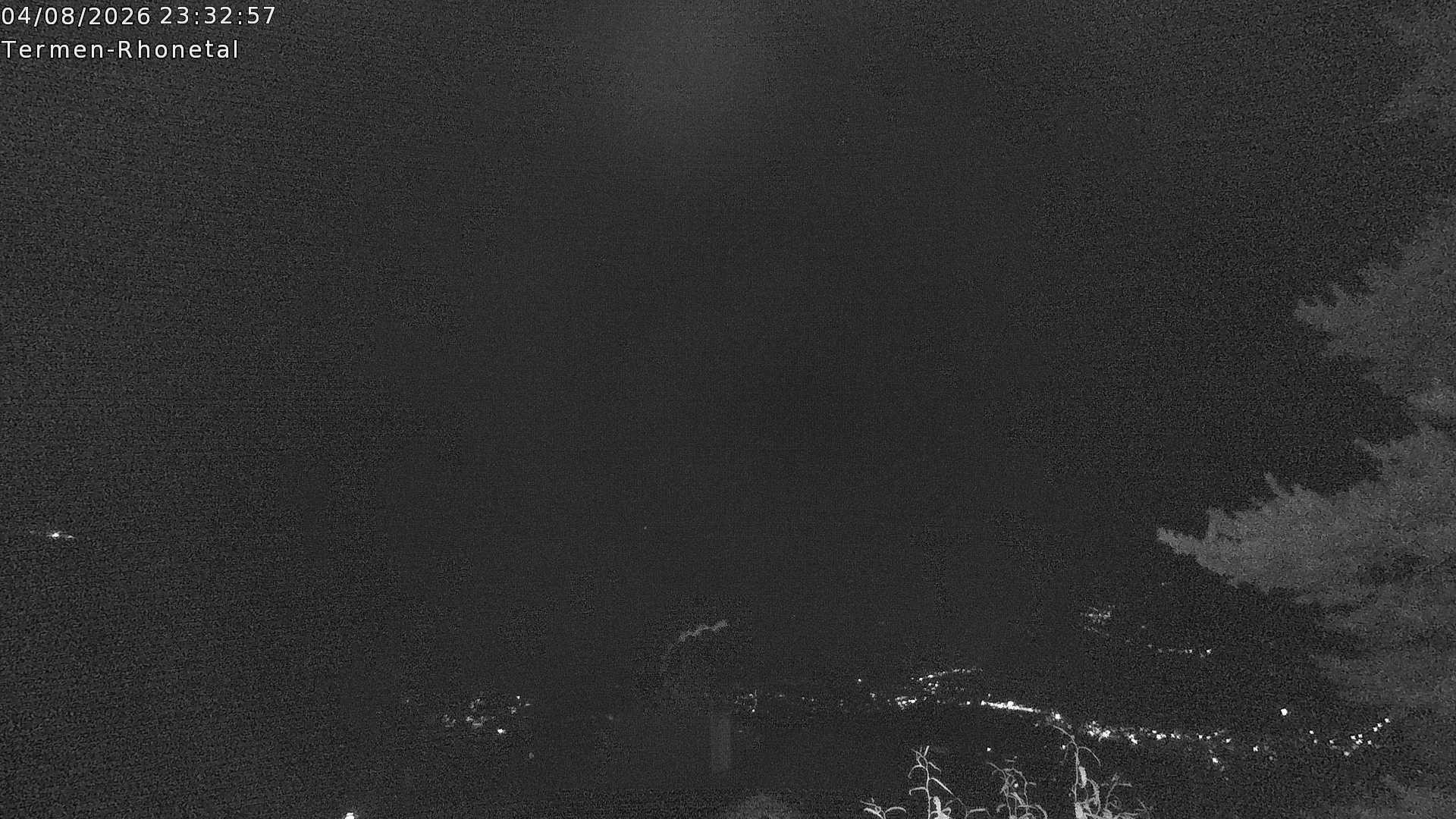 Archiv Foto Webcam Termen: Blick Richtung Süden ins Rhonetal