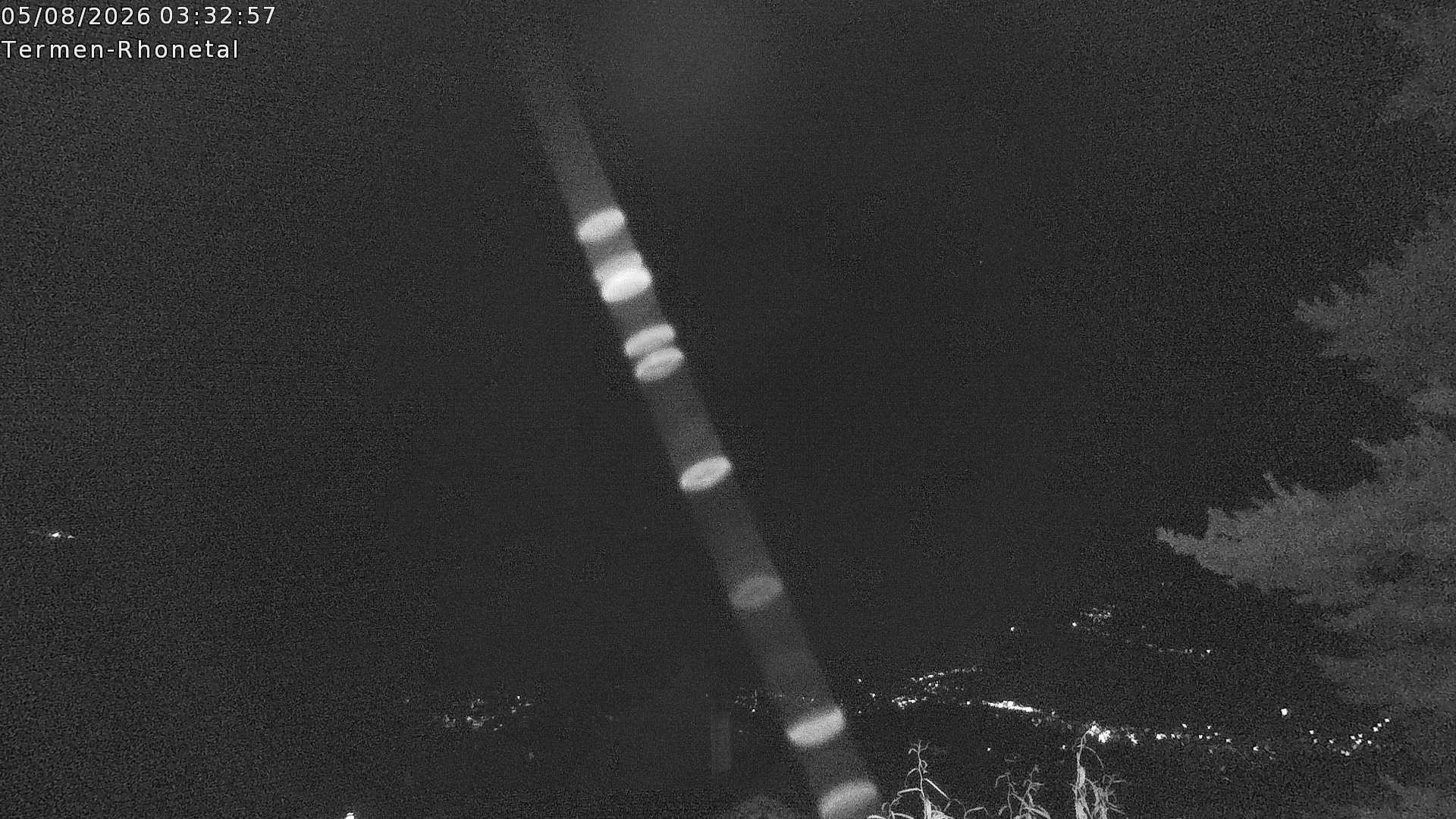 Archiv Foto Webcam Termen: Blick Richtung Süden ins Rhonetal
