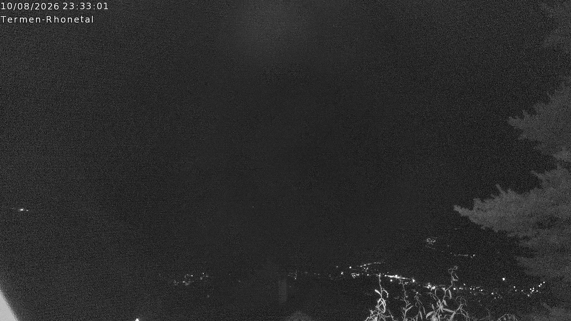 Archived image Webcam Termen: View to the south