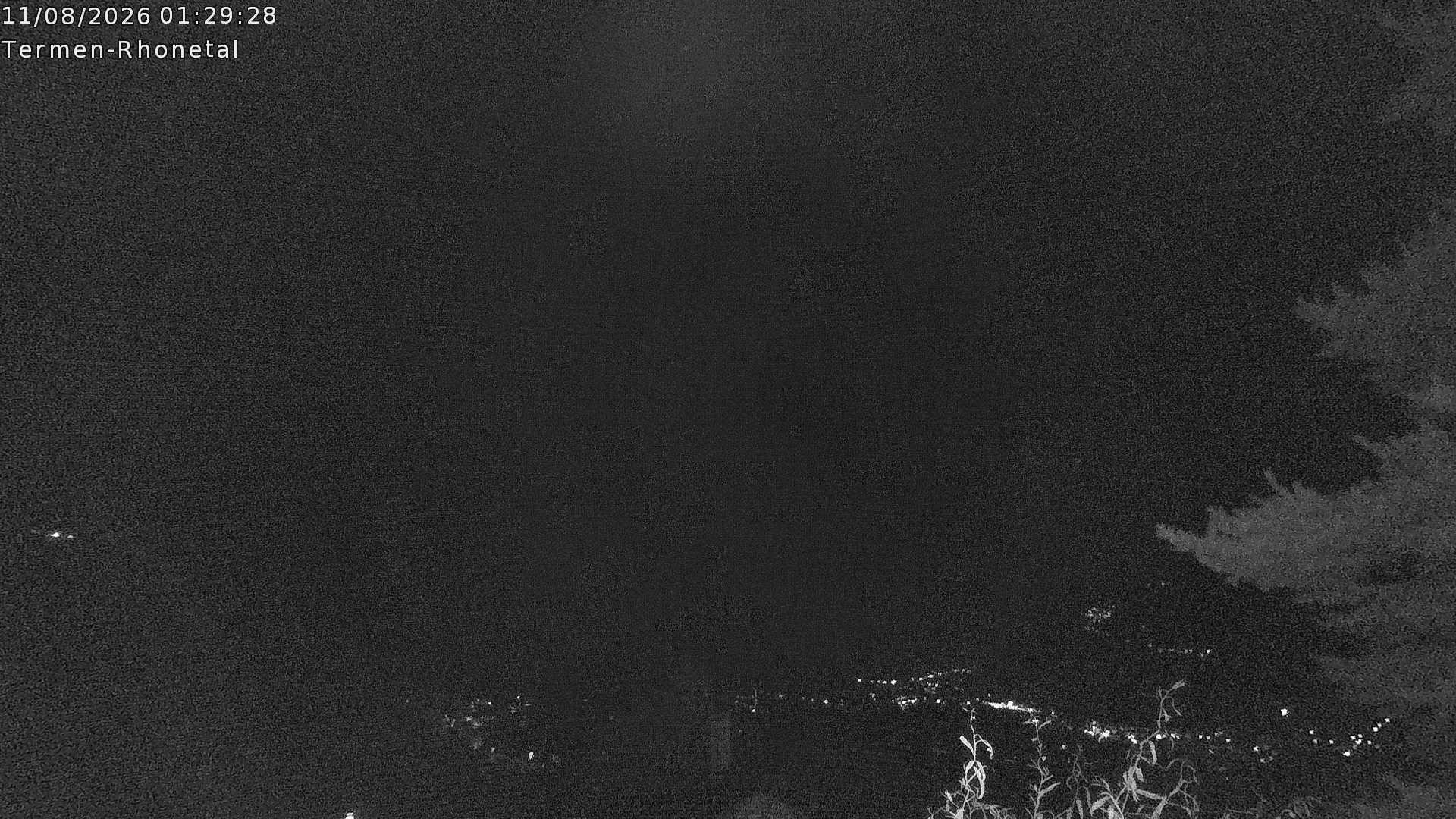 Archived image Webcam Termen: View to the south