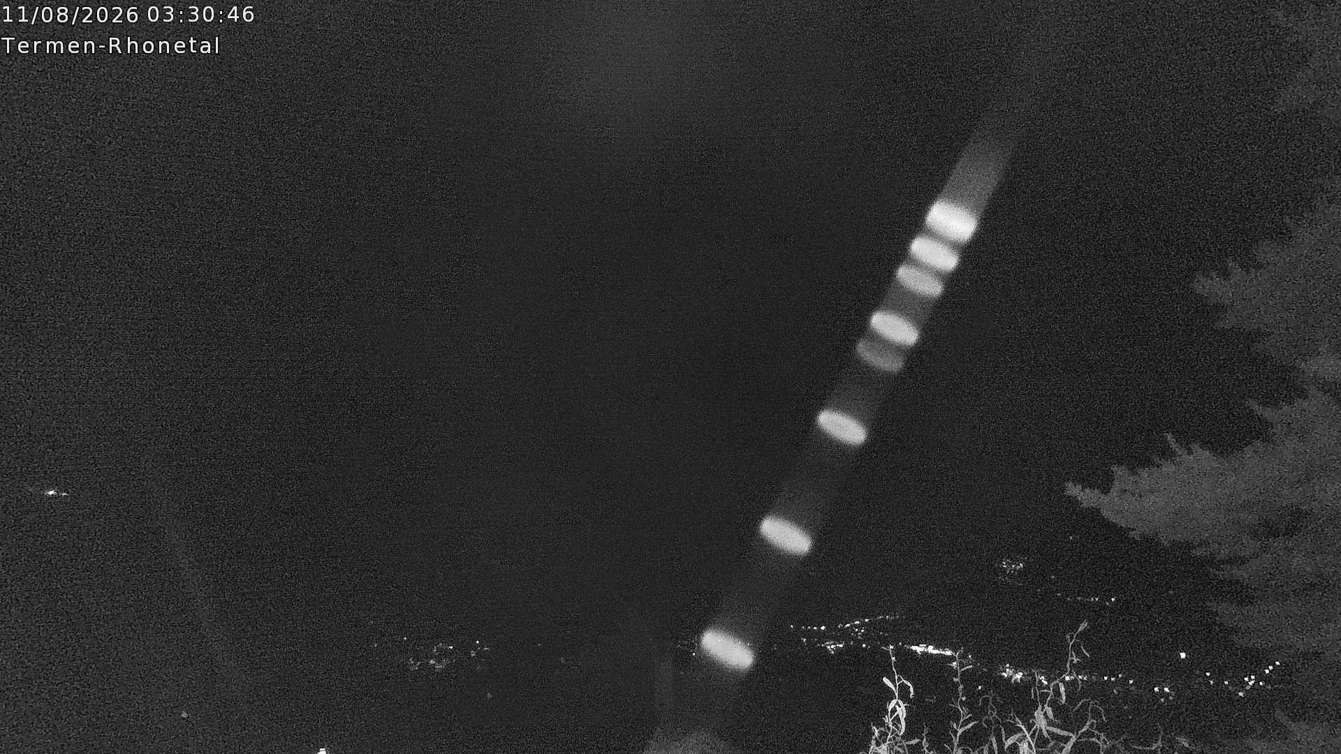 Archived image Webcam Termen: View to the south