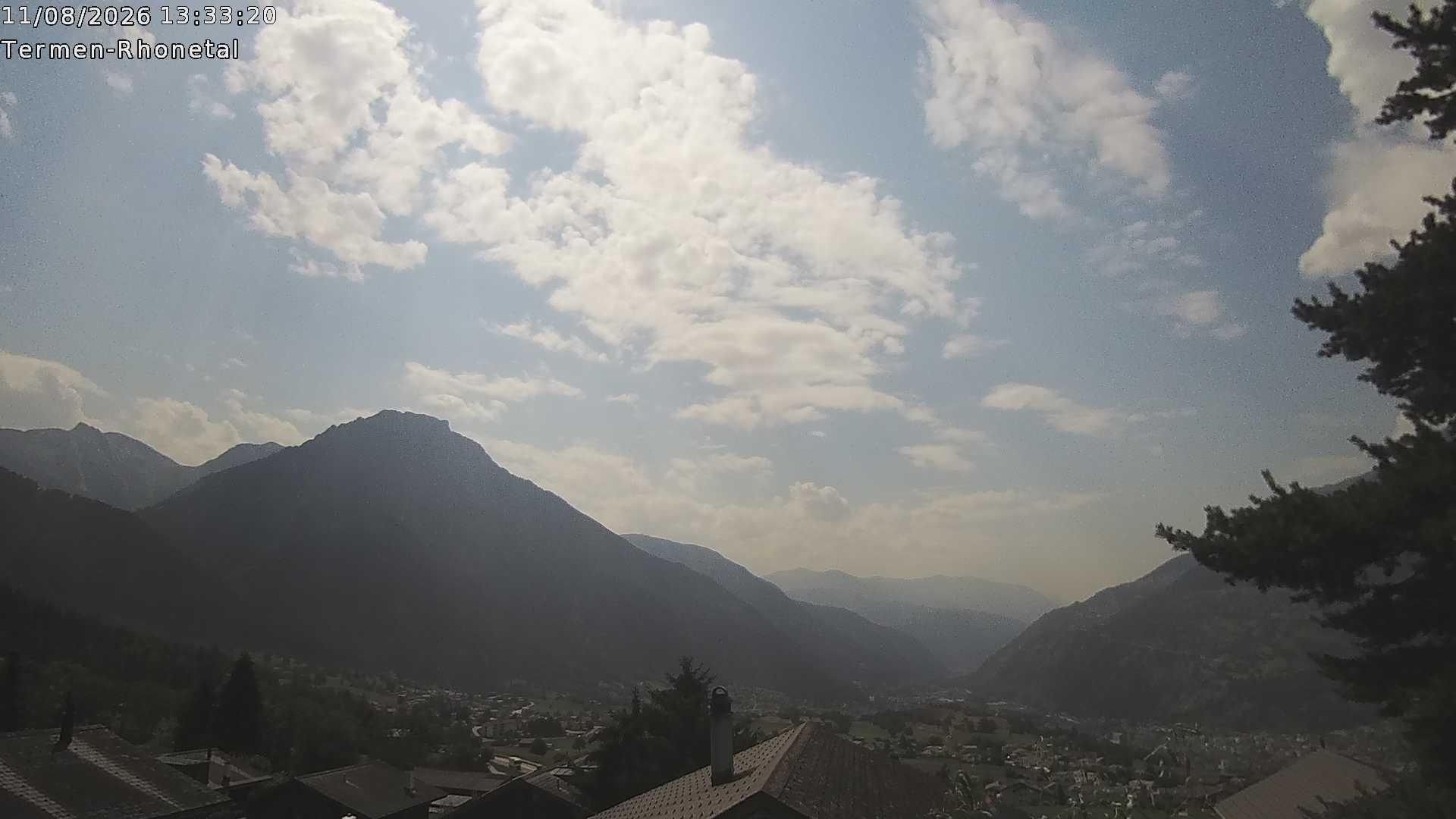 Archived image Webcam Termen: View to the south