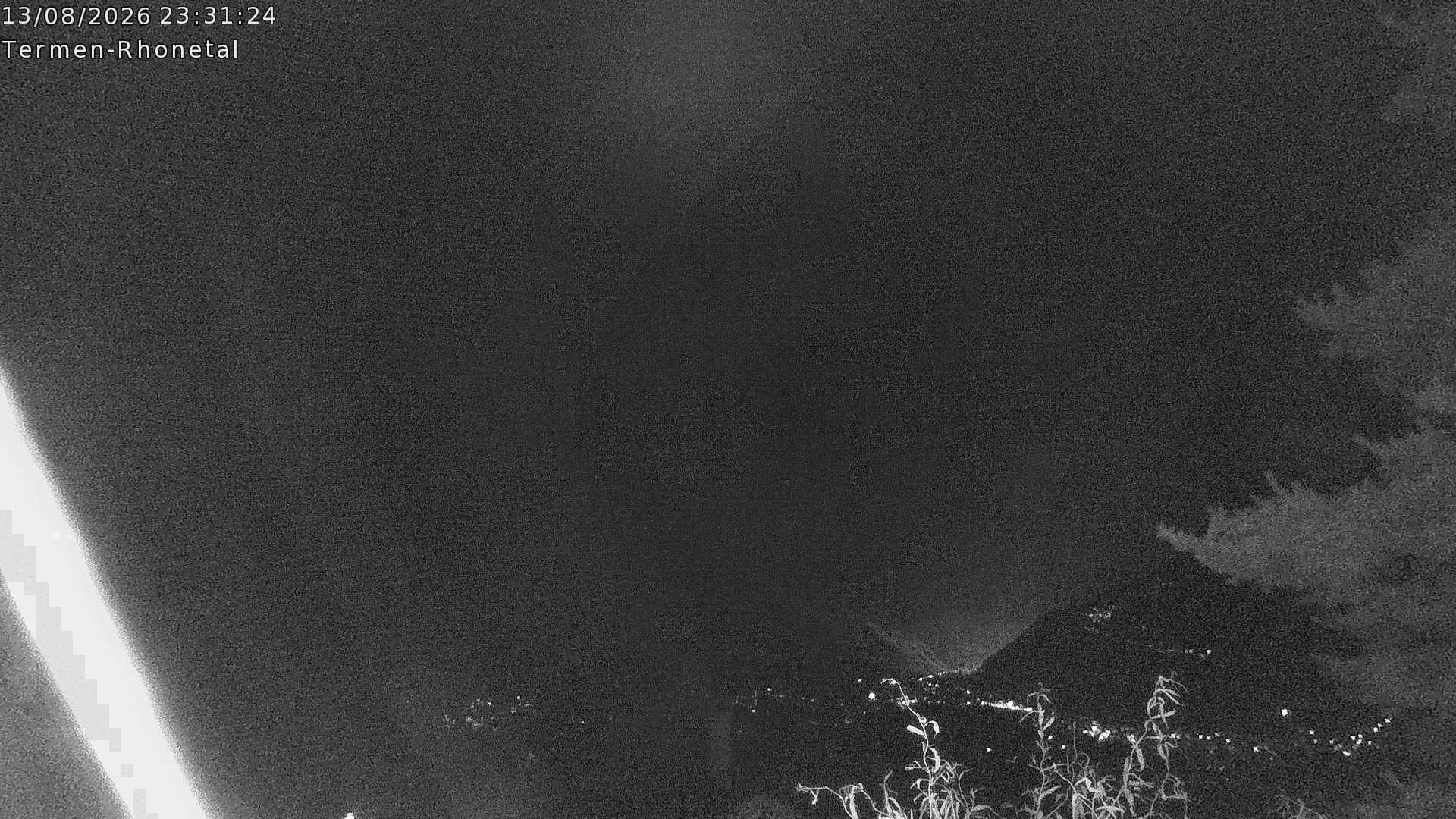 Archiv Foto Webcam Termen: Blick Richtung Süden ins Rhonetal