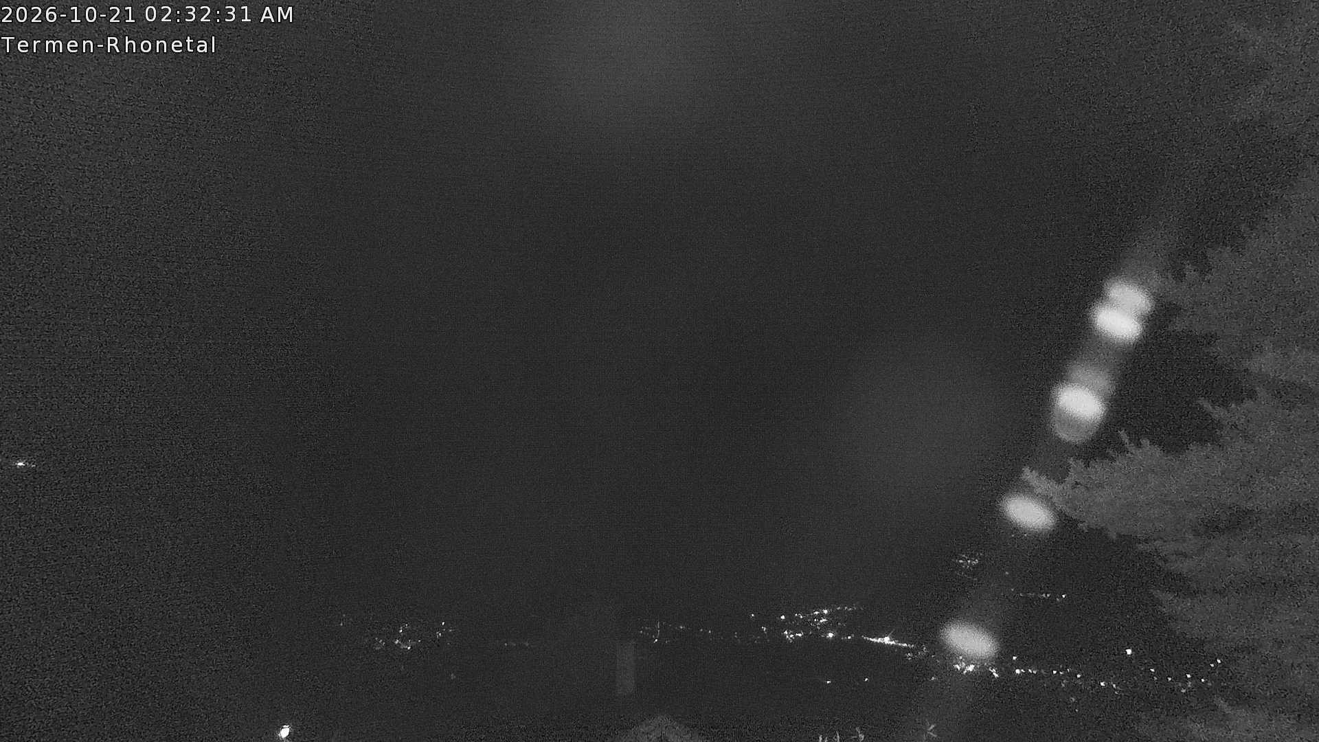 Archiv Foto Webcam Termen: Blick Richtung Süden ins Rhonetal