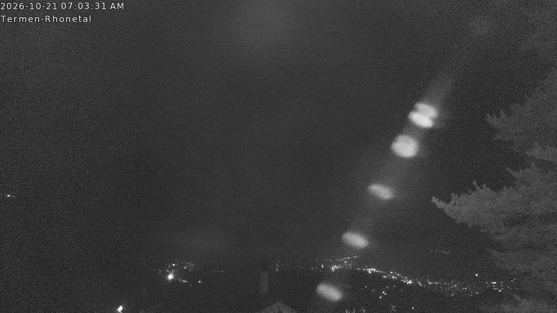 Archiv Foto Webcam Termen: Blick Richtung Süden ins Rhonetal