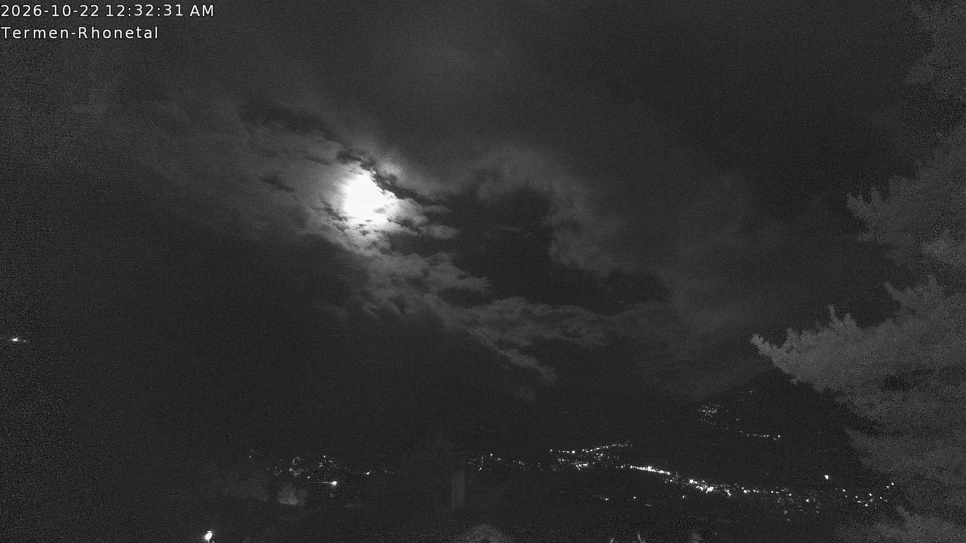 Archived image Webcam Termen: View to the south