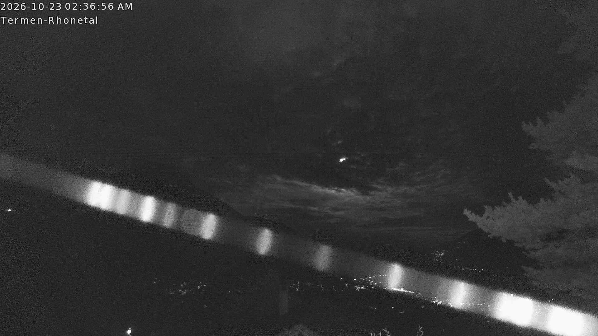 Archived image Webcam Termen: View to the south
