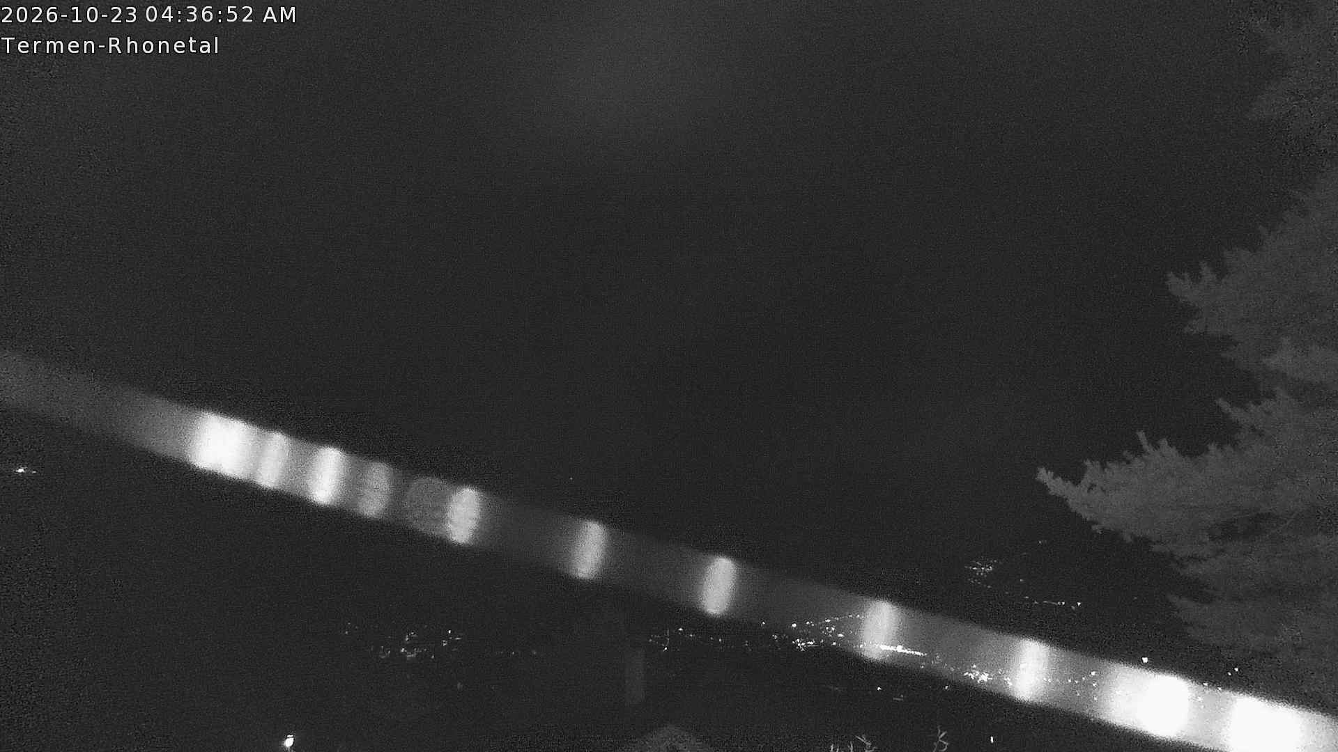 Archived image Webcam Termen: View to the south