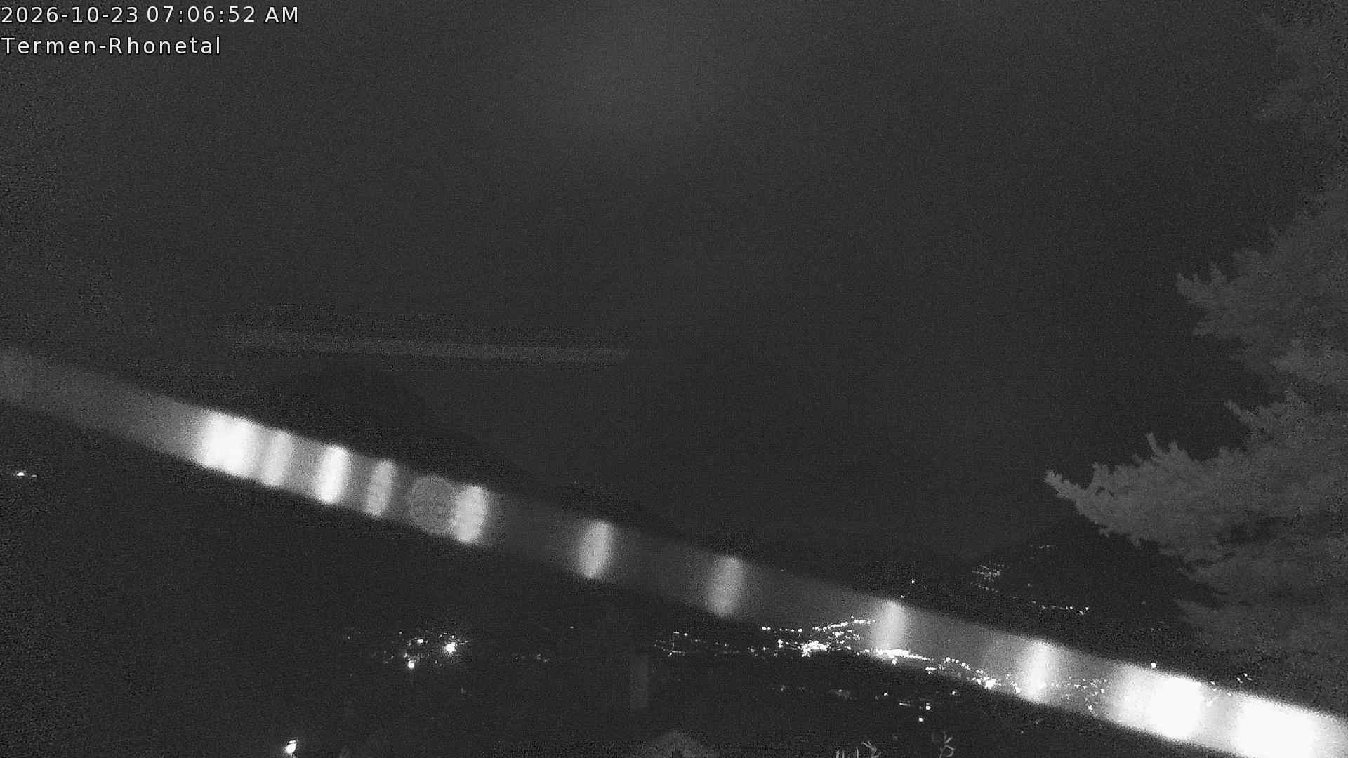 Archived image Webcam Termen: View to the south