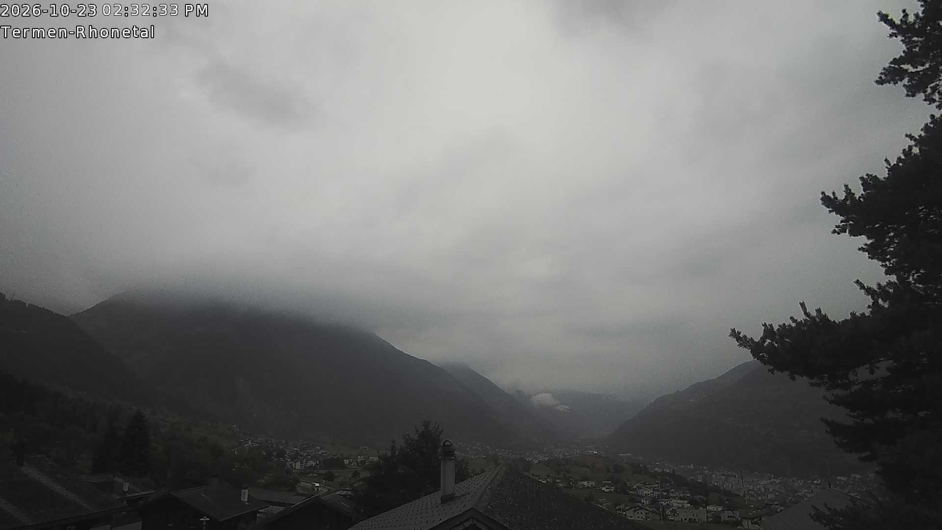 Archived image Webcam Termen: View to the south