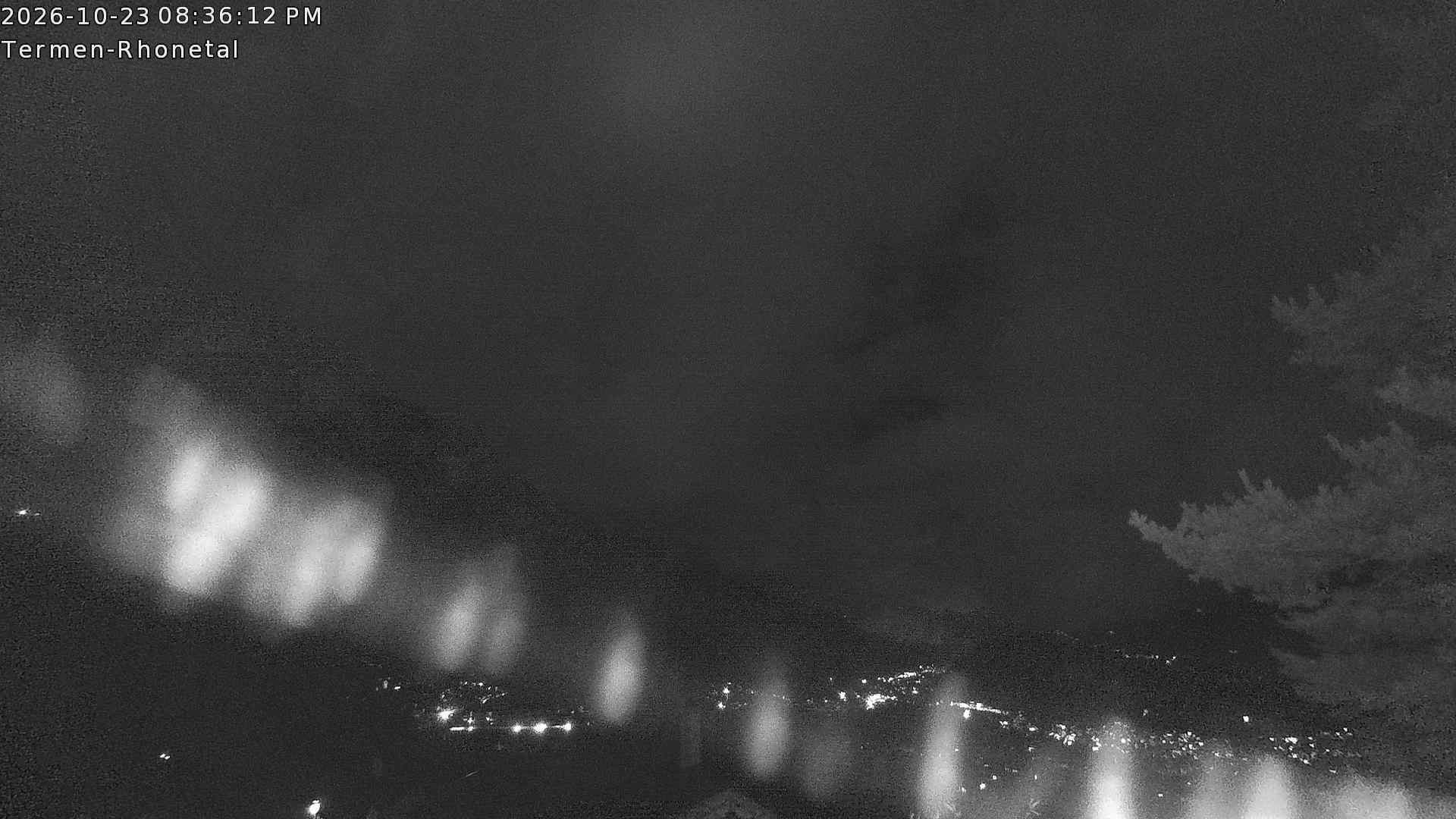 Archived image Webcam Termen: View to the south