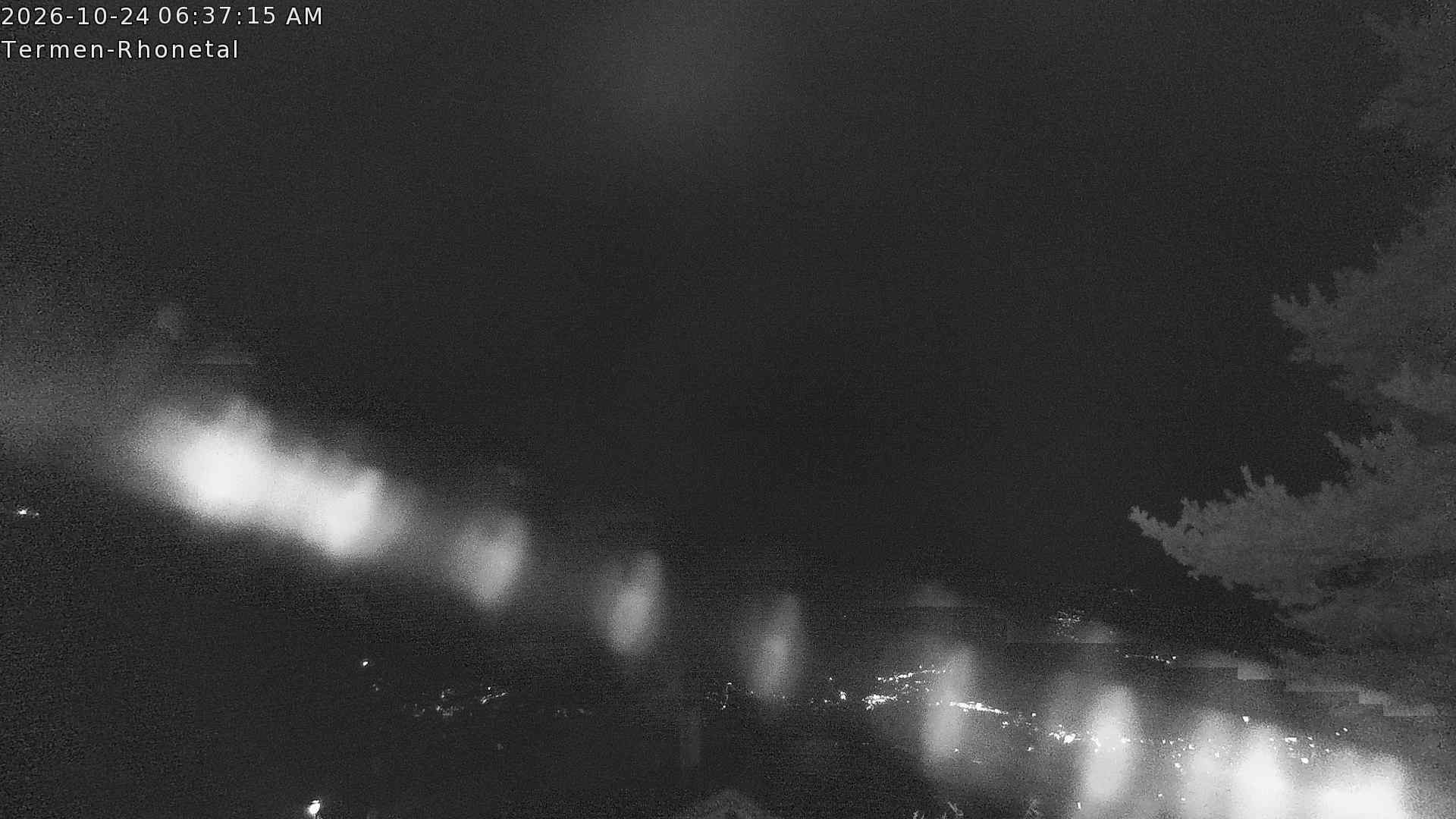 Archived image Webcam Termen: View to the south