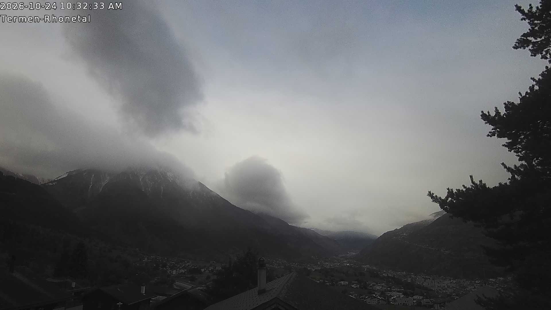 Archived image Webcam Termen: View to the south