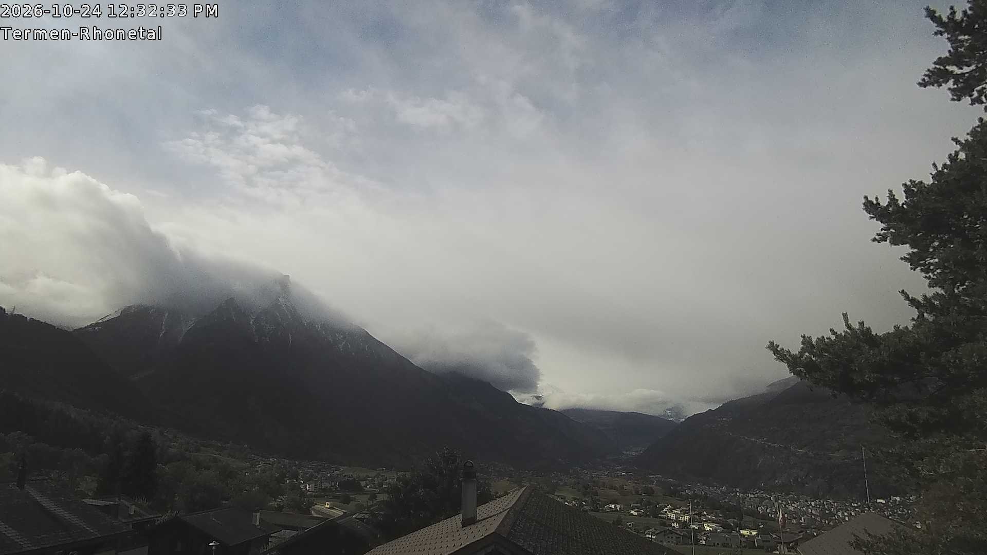 Archived image Webcam Termen: View to the south