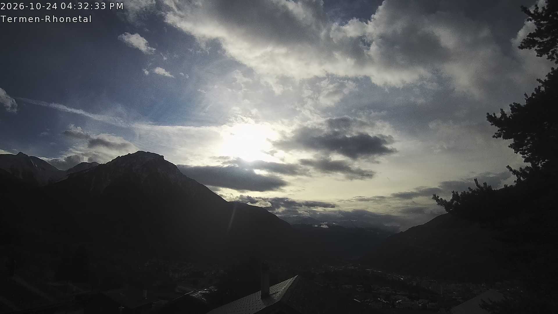 Archived image Webcam Termen: View to the south