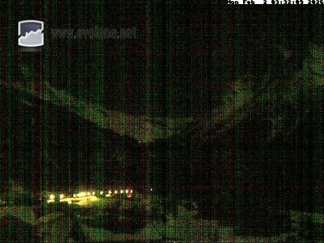 Archiv Foto Webcam Blick auf den Dent Blanche