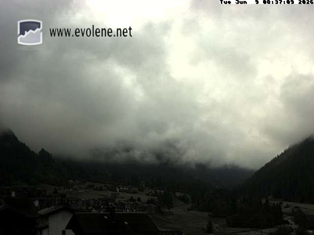 Archived image Webcam Dent Blanche near Evoléne