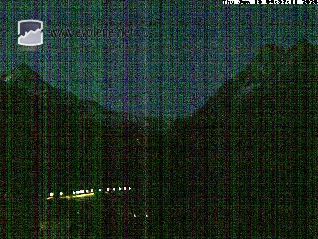 Archived image Webcam Dent Blanche near Evoléne