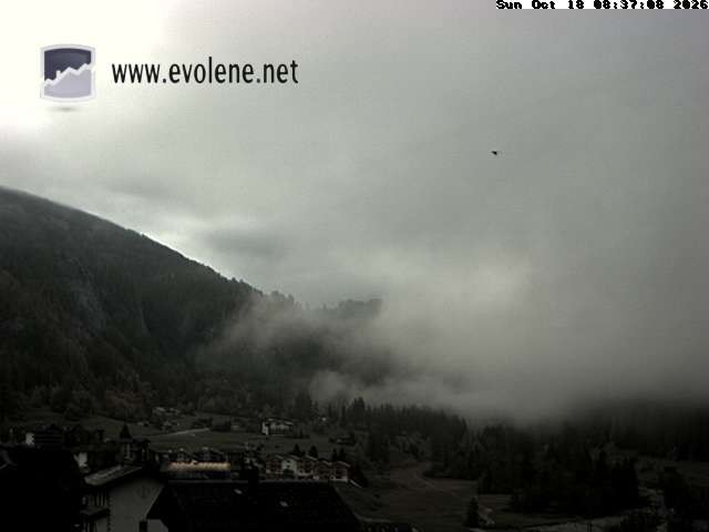 Archiv Foto Webcam Blick auf den Dent Blanche