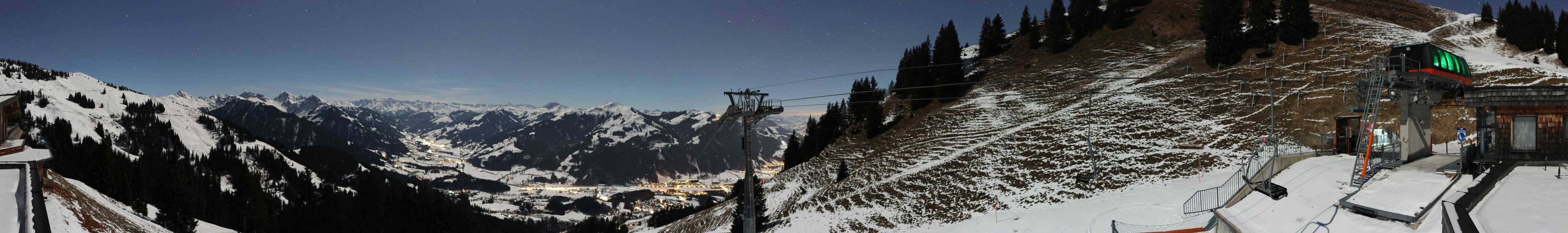 Archiv Foto Webcam Blick von der Bichlalm über Kitzbühel