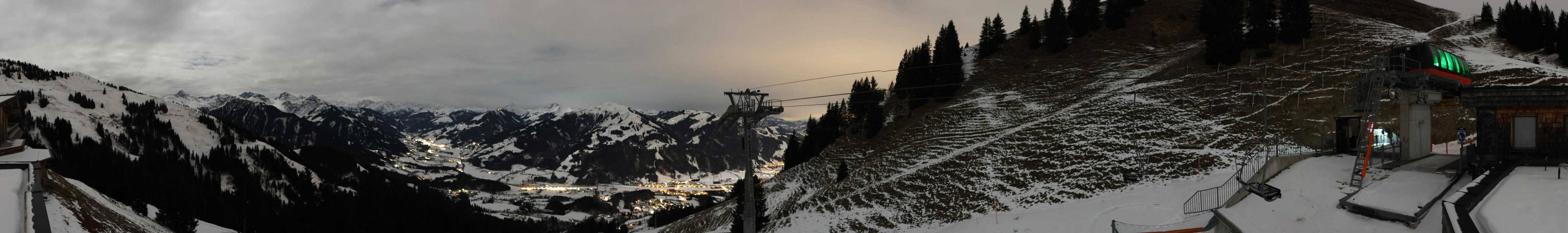 Archiv Foto Webcam Blick von der Bichlalm über Kitzbühel
