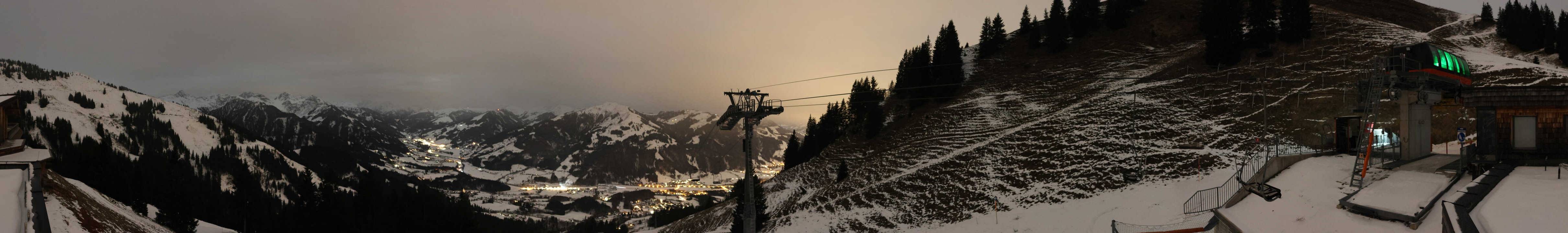 Archiv Foto Webcam Blick von der Bichlalm über Kitzbühel